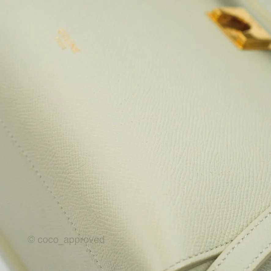Celine Micro Belt Bag Light Khaki Grained Calfskin Silver Hardware