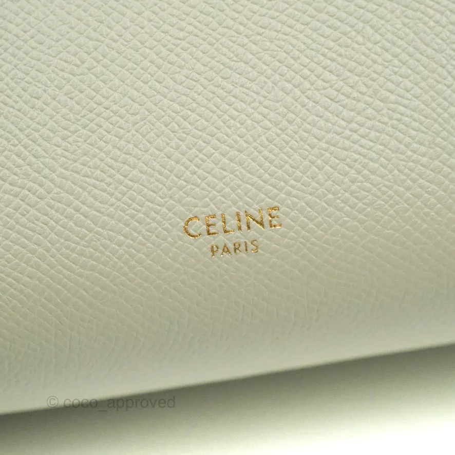 Celine Micro Belt Bag Light Khaki Grained Calfskin Silver Hardware