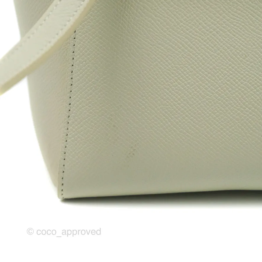 Celine Micro Belt Bag Light Khaki Grained Calfskin Silver Hardware