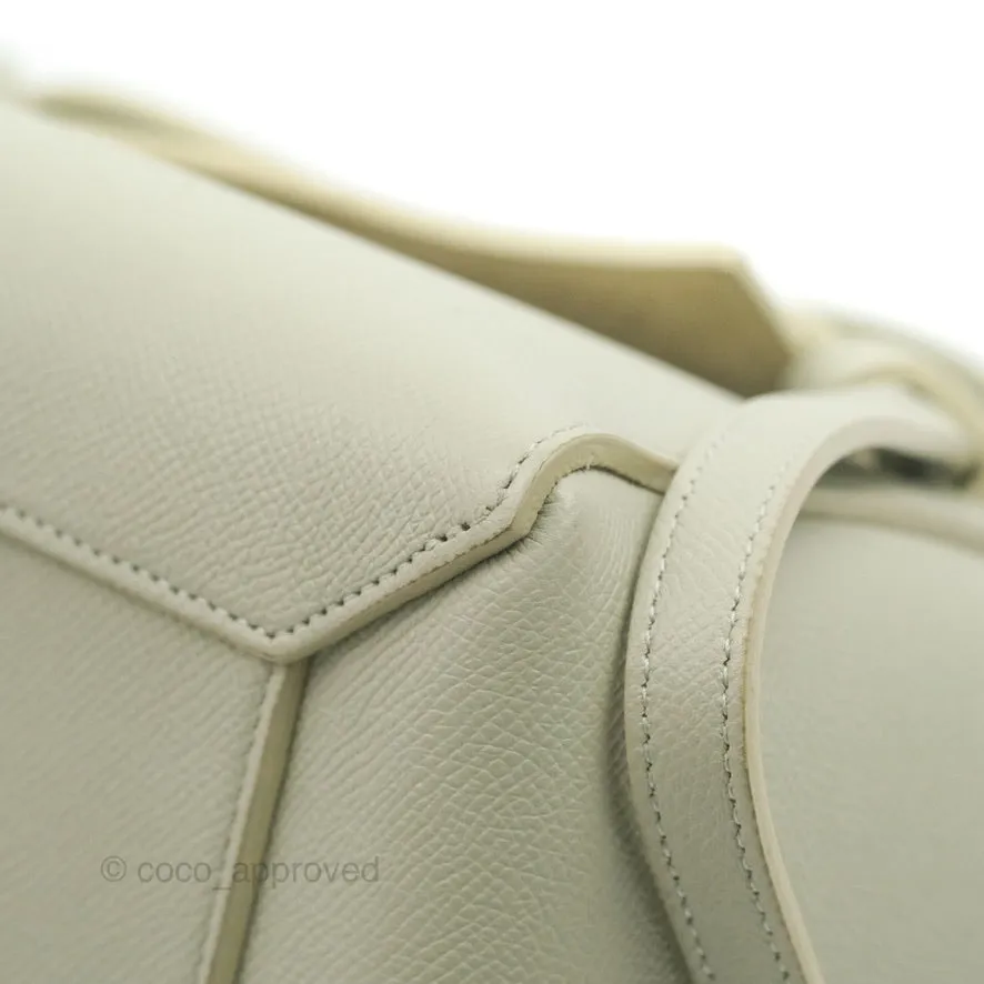 Celine Micro Belt Bag Light Khaki Grained Calfskin Silver Hardware