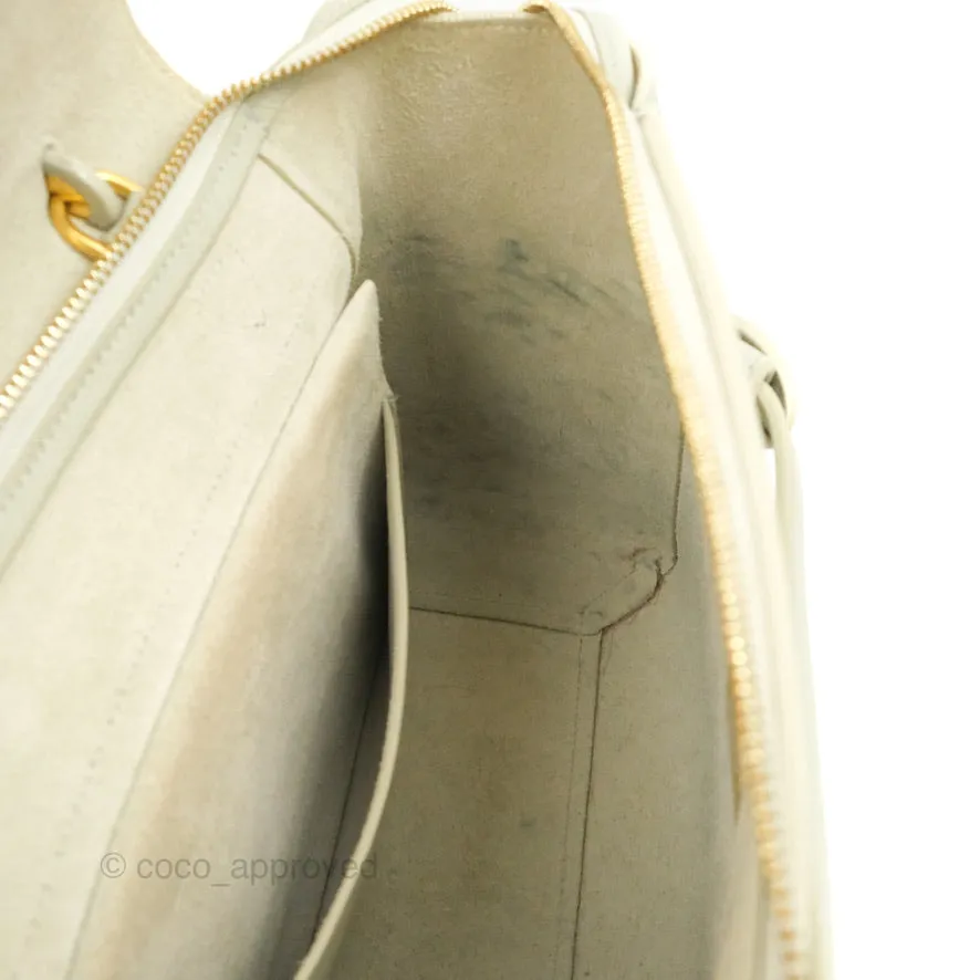Celine Micro Belt Bag Light Khaki Grained Calfskin Silver Hardware