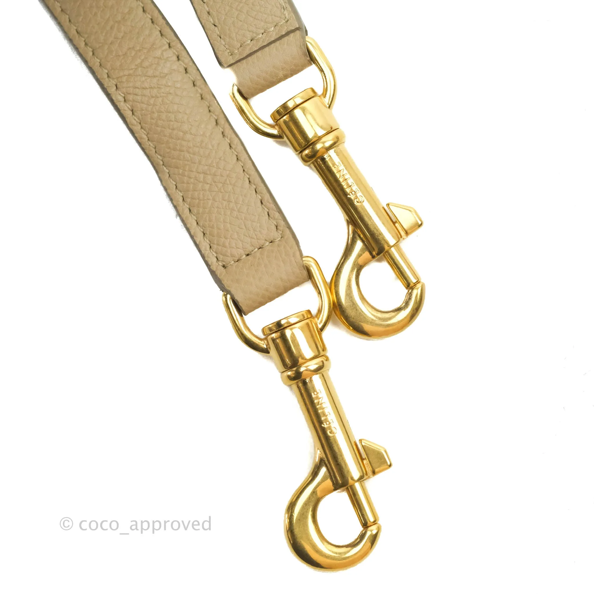 Celine Micro Belt Bag Light Taupe Grained Calfskin Gold Hardware