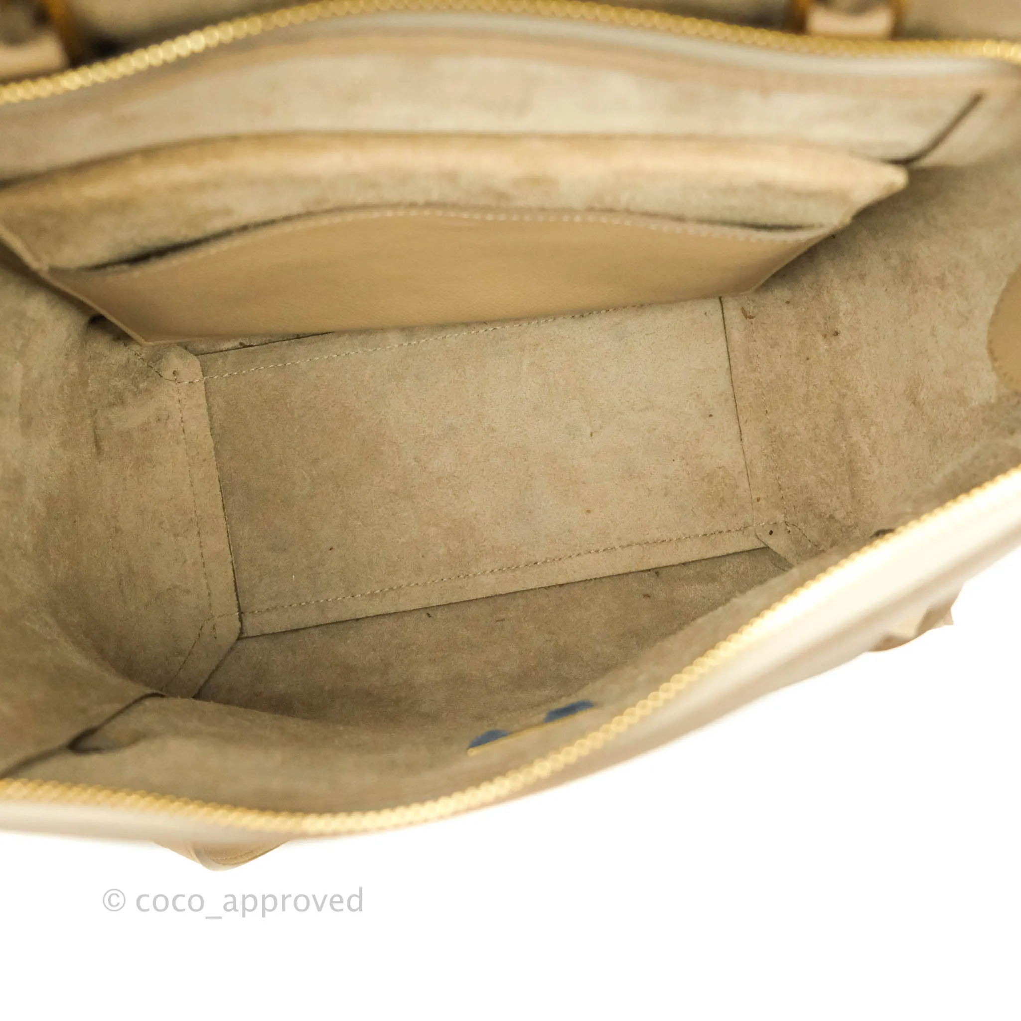 Celine Micro Belt Bag Light Taupe Grained Calfskin Gold Hardware