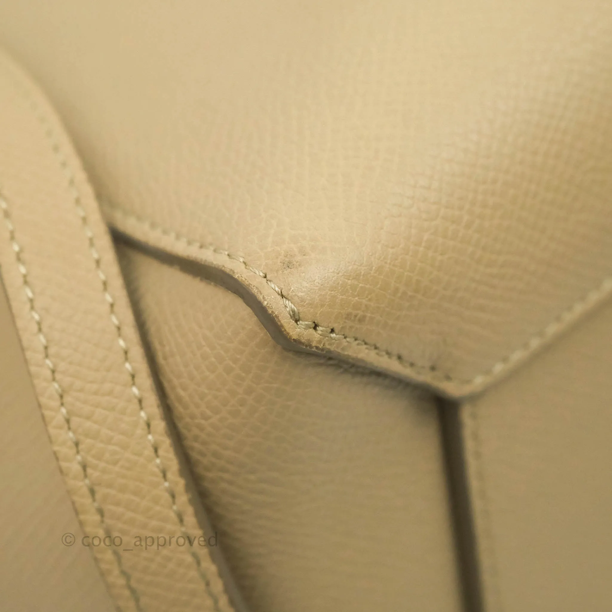 Celine Micro Belt Bag Light Taupe Grained Calfskin Gold Hardware