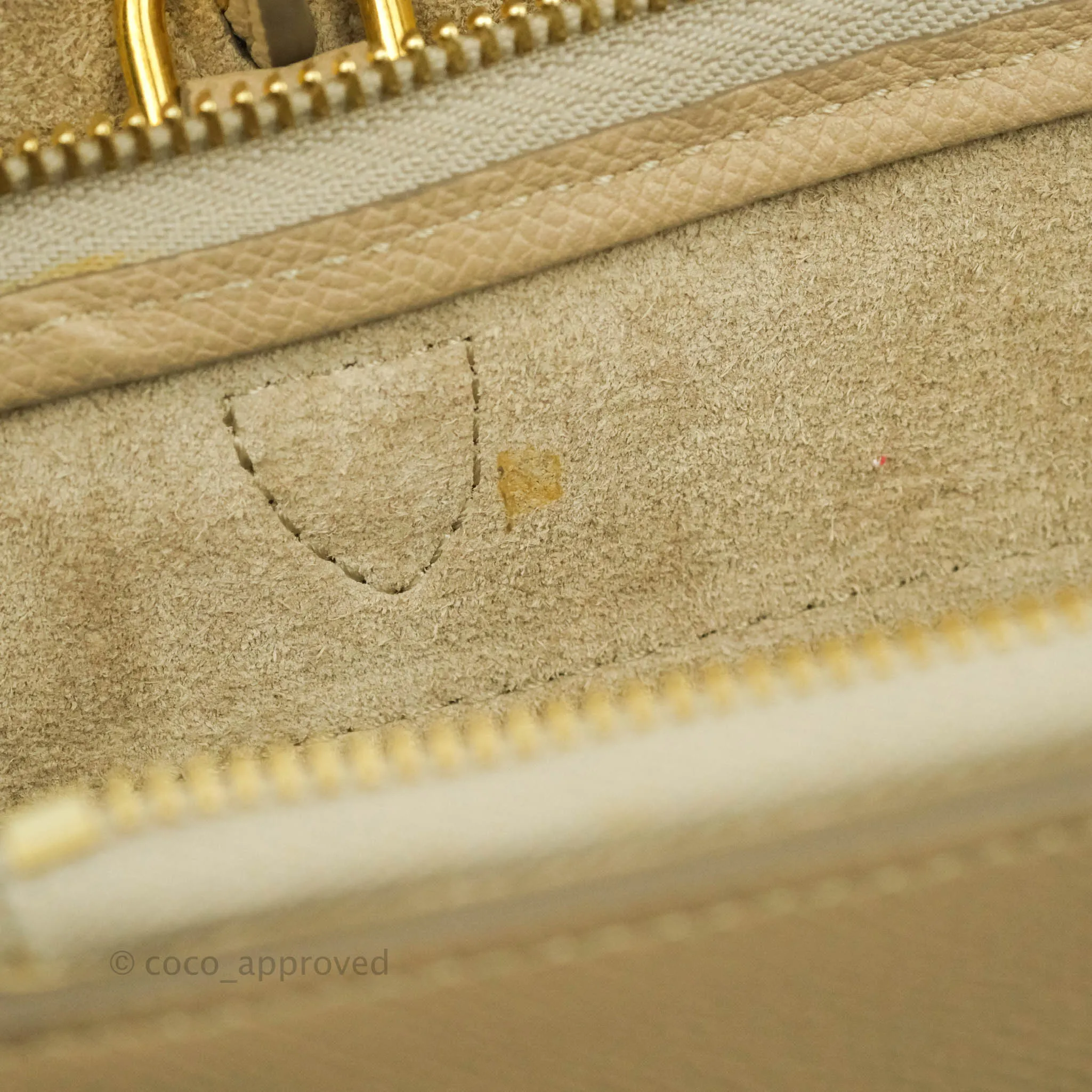 Celine Micro Belt Bag Light Taupe Grained Calfskin Gold Hardware