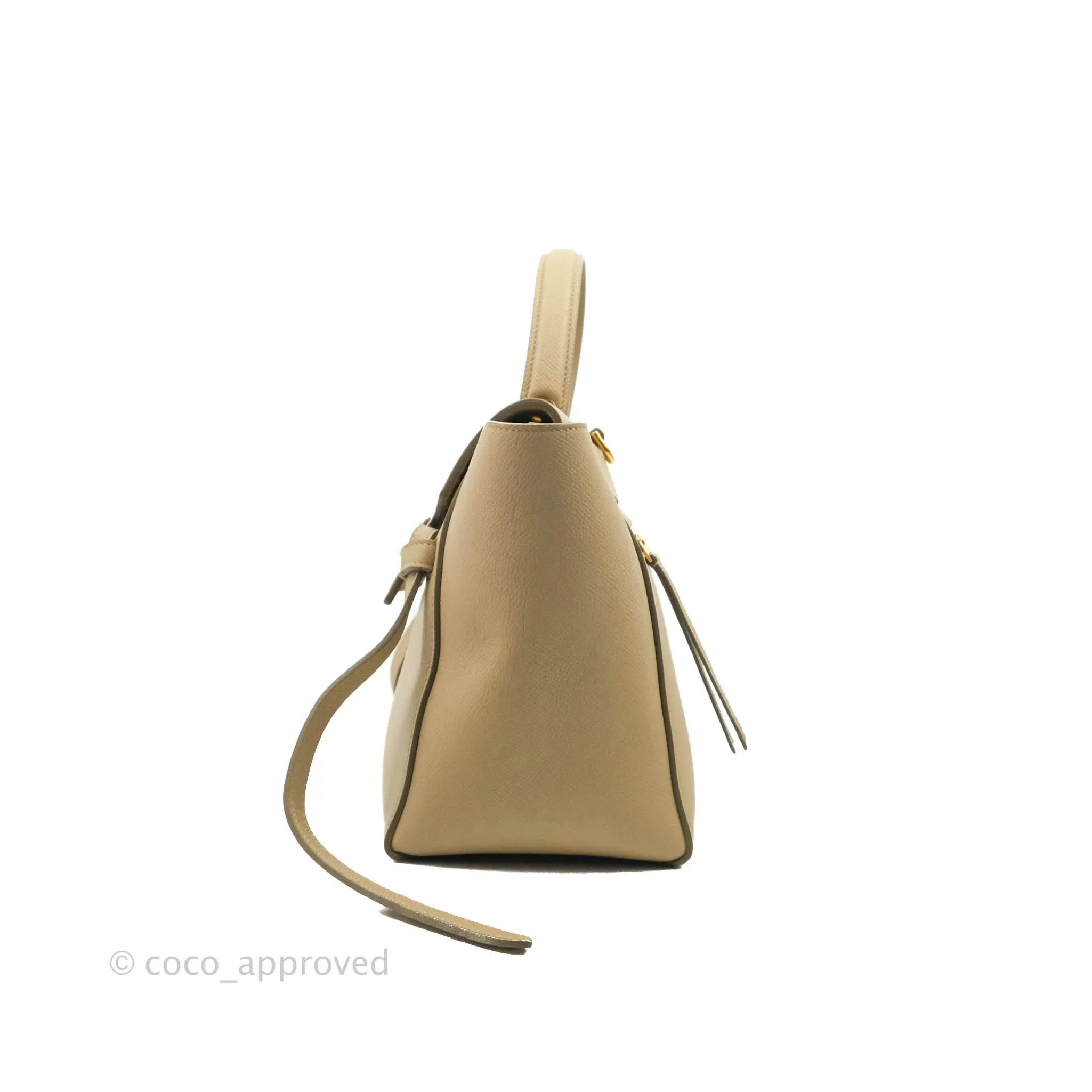 Celine Micro Belt Bag Light Taupe Grained Calfskin Gold Hardware