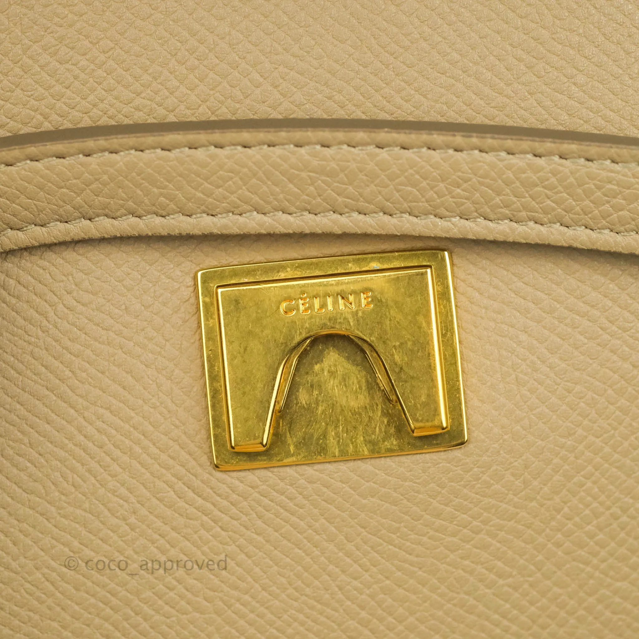Celine Micro Belt Bag Light Taupe Grained Calfskin Gold Hardware
