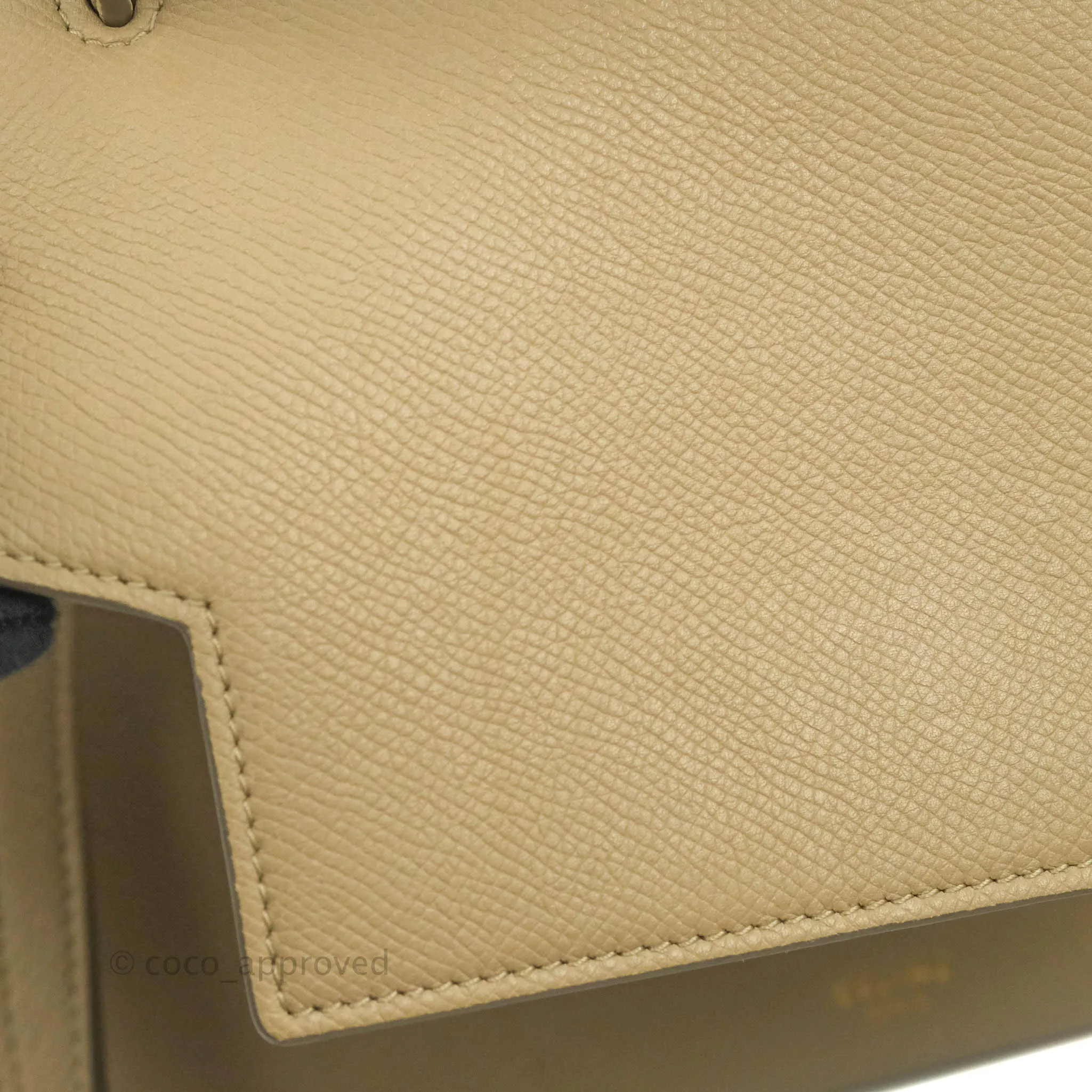 Celine Micro Belt Bag Light Taupe Grained Calfskin Gold Hardware