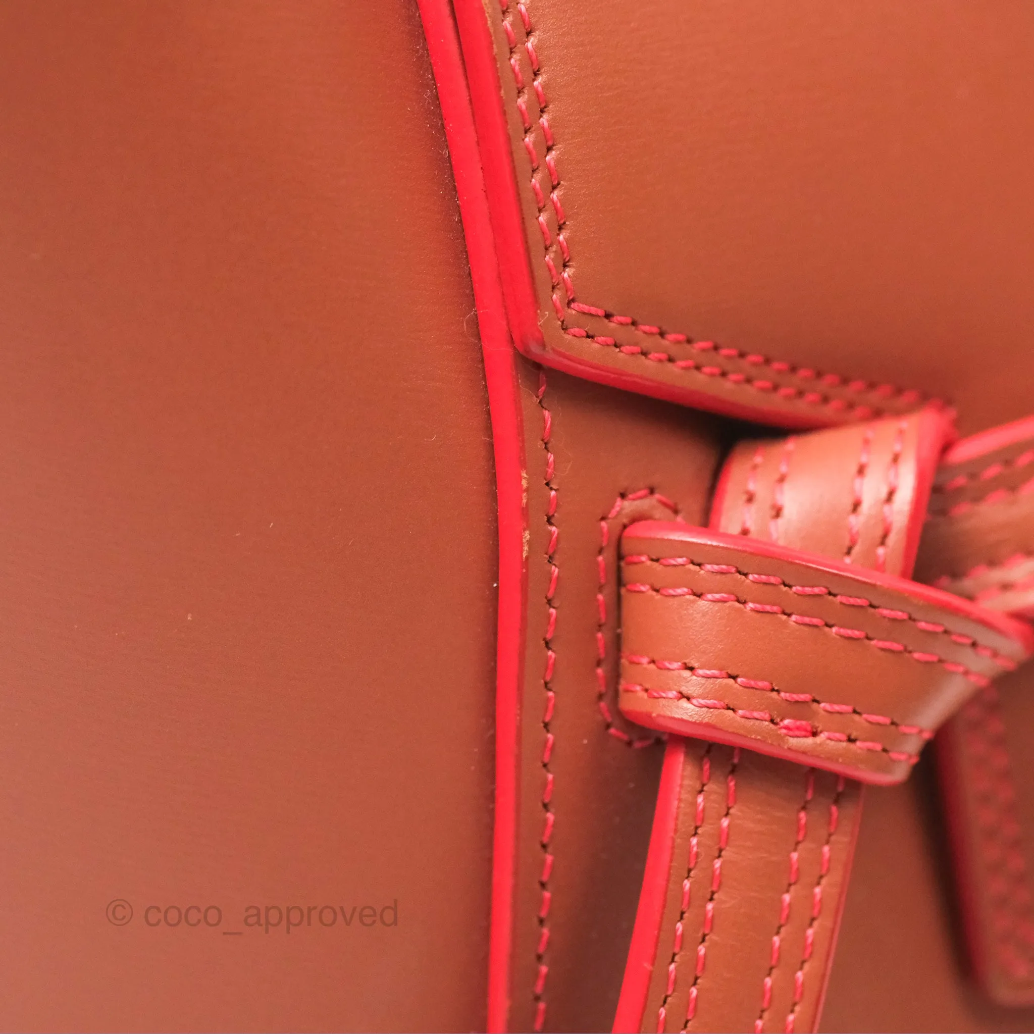 Celine Micro Belt Bag Terracotta Smooth Leather Gold Hardware
