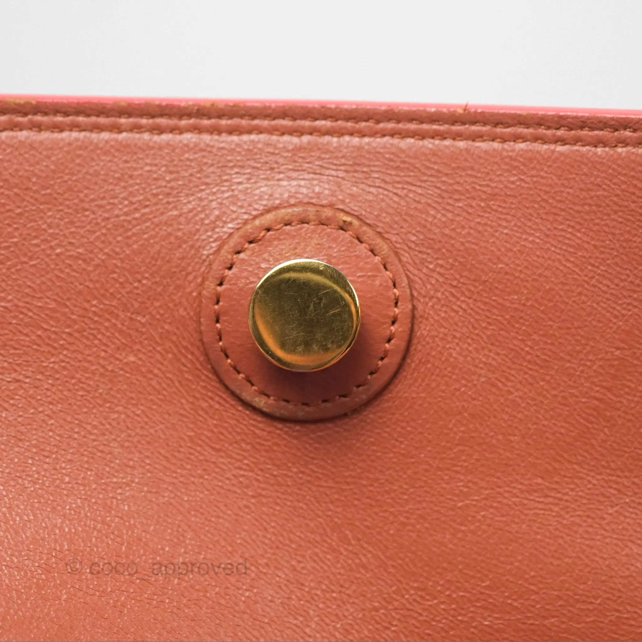 Celine Micro Belt Bag Terracotta Smooth Leather Gold Hardware