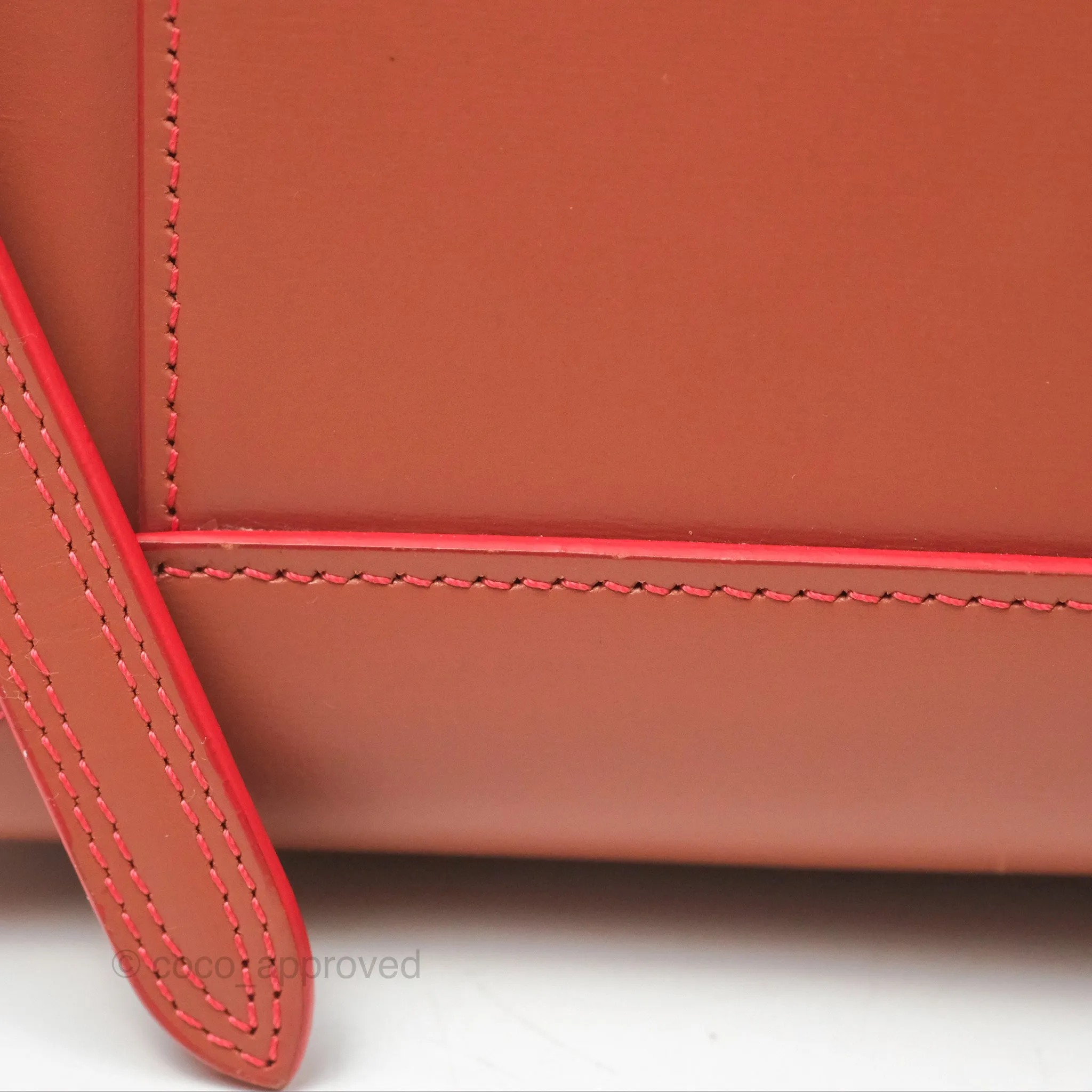 Celine Micro Belt Bag Terracotta Smooth Leather Gold Hardware