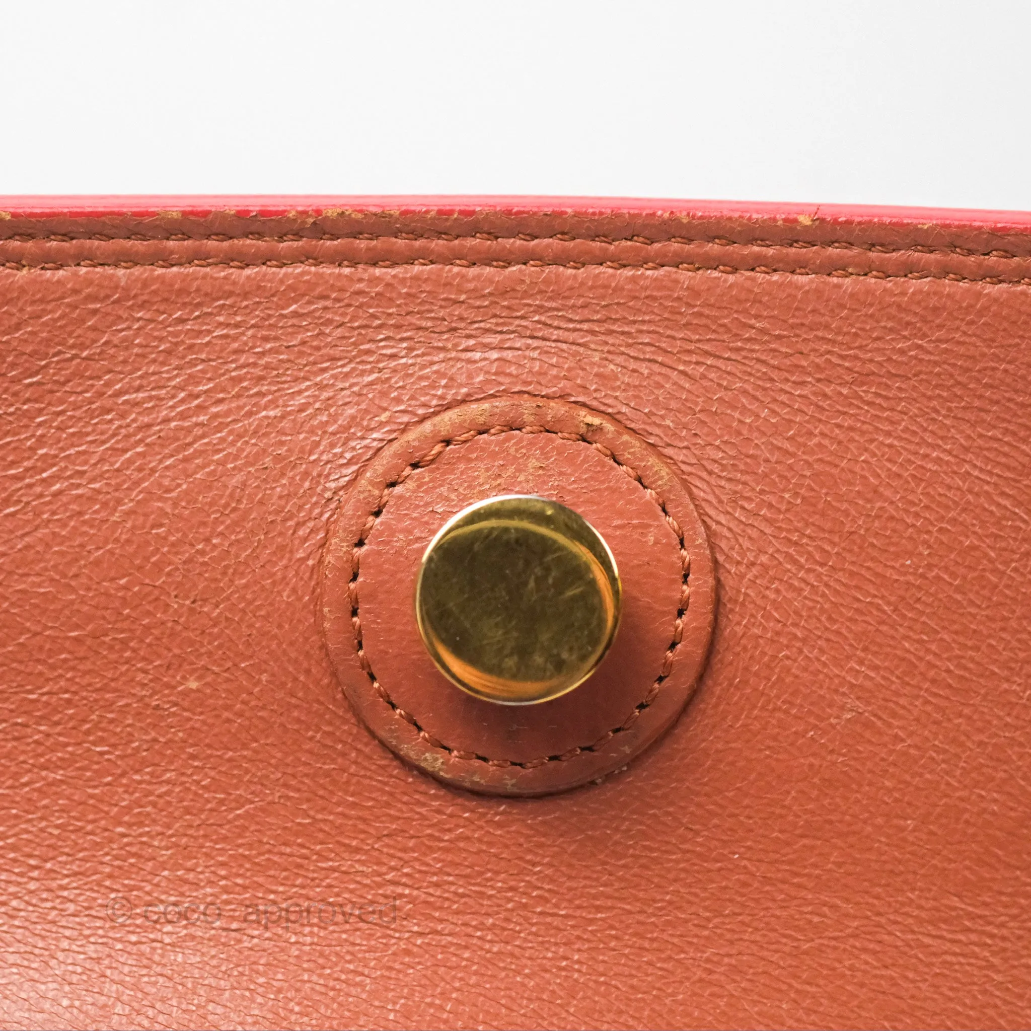 Celine Micro Belt Bag Terracotta Smooth Leather Gold Hardware