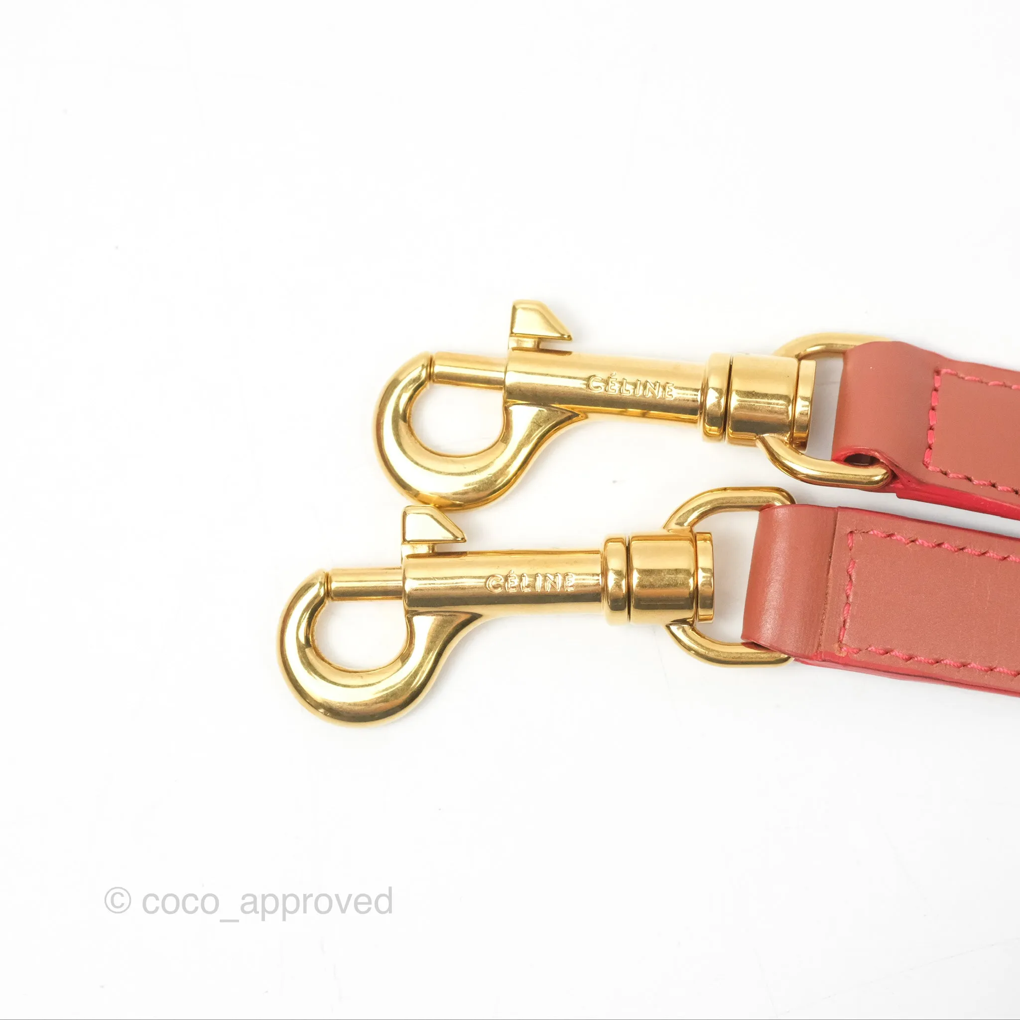 Celine Micro Belt Bag Terracotta Smooth Leather Gold Hardware