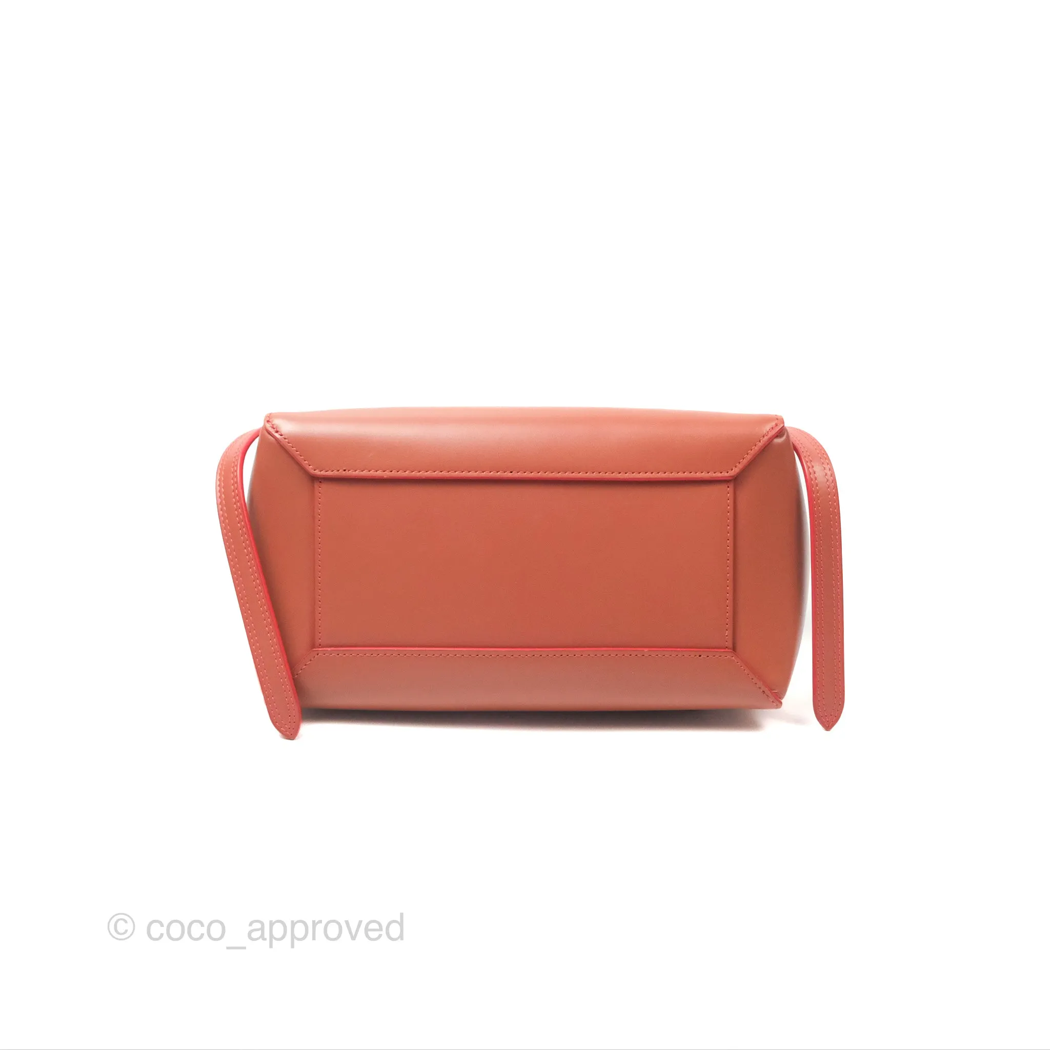 Celine Micro Belt Bag Terracotta Smooth Leather Gold Hardware