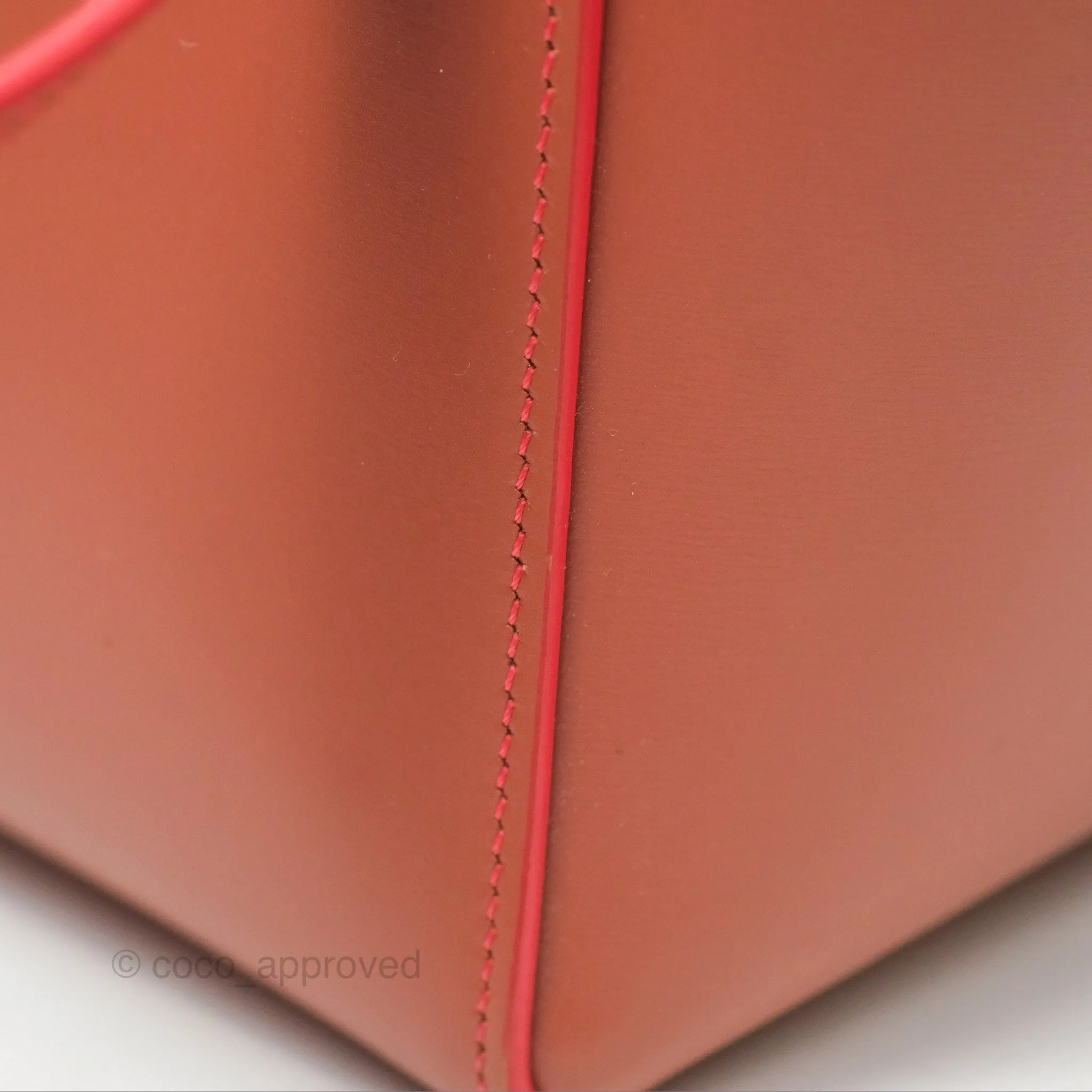 Celine Micro Belt Bag Terracotta Smooth Leather Gold Hardware