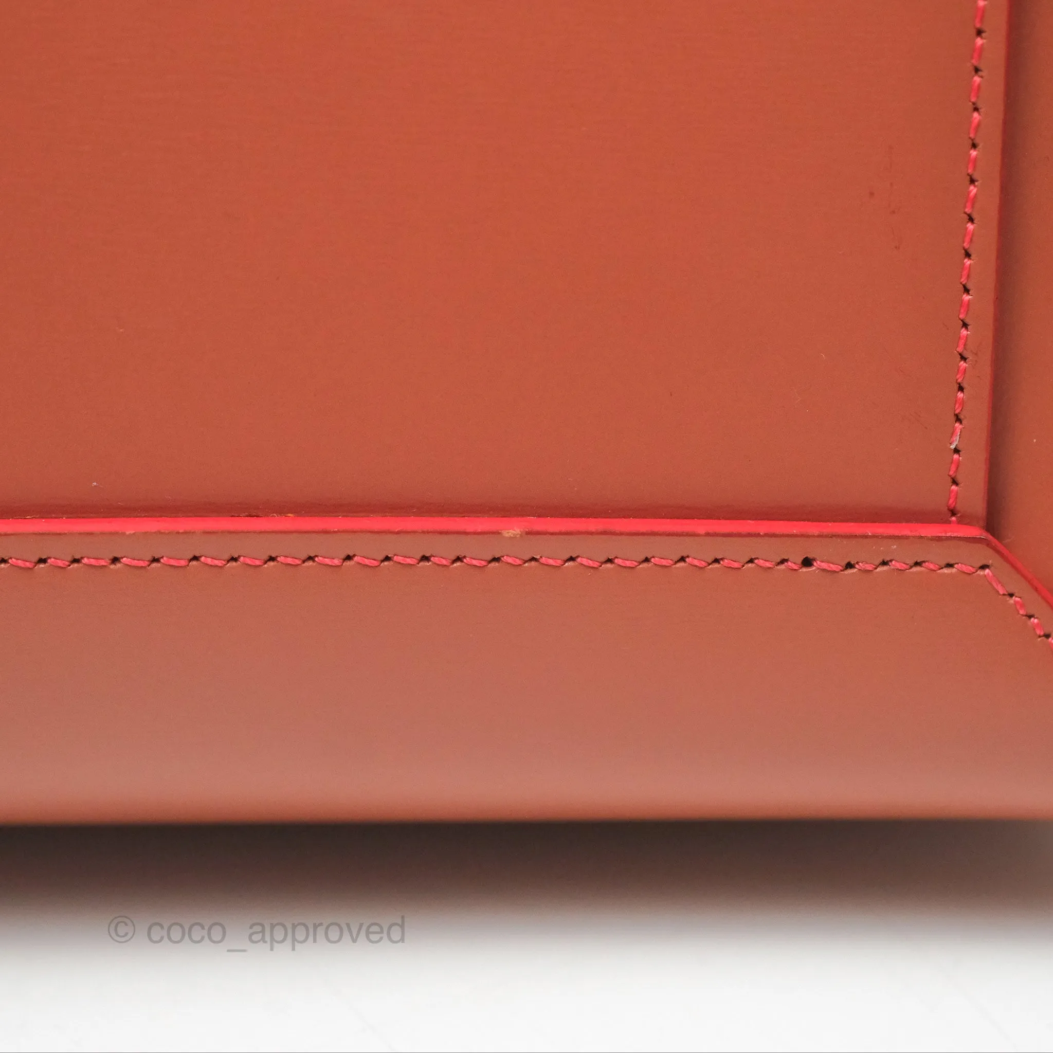 Celine Micro Belt Bag Terracotta Smooth Leather Gold Hardware
