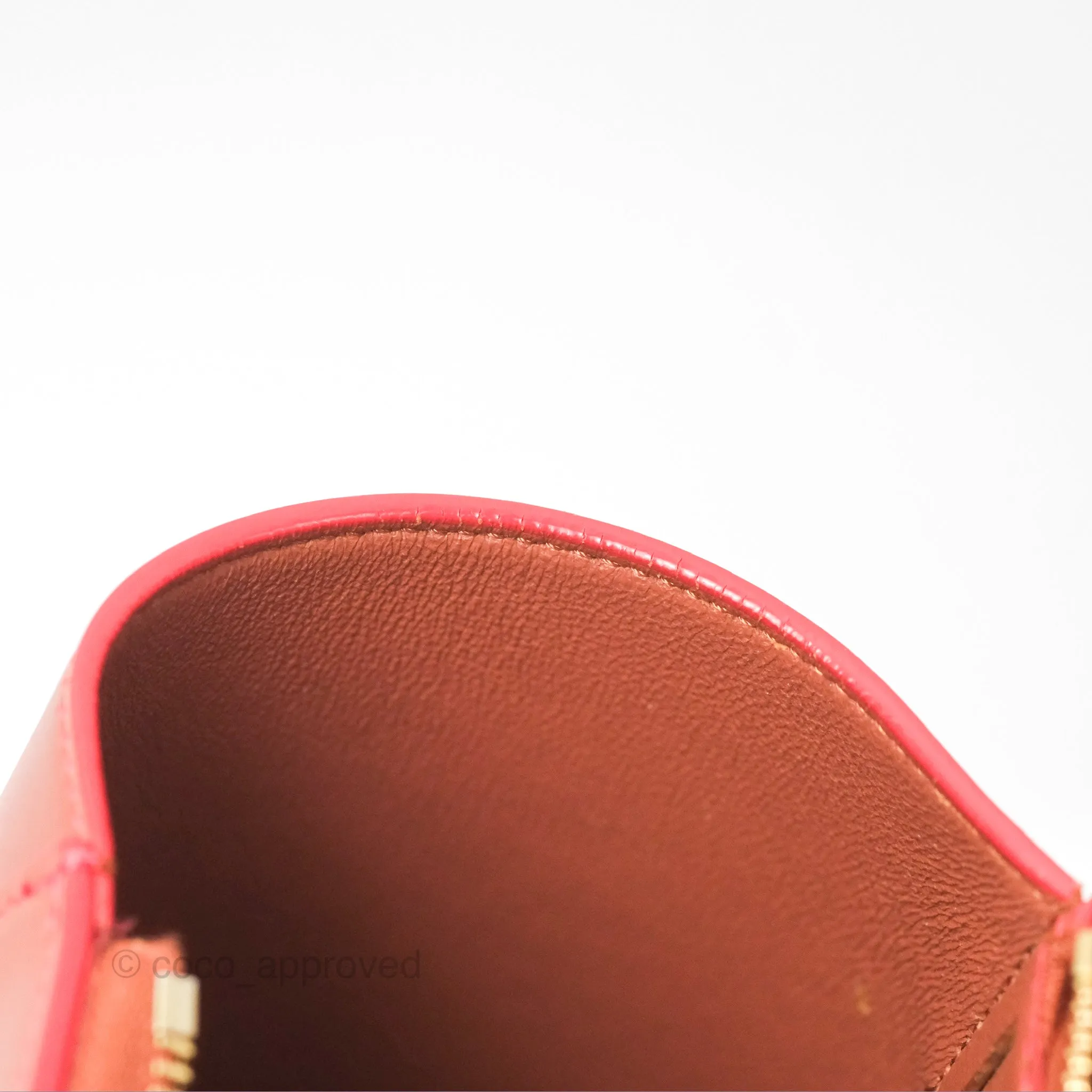 Celine Micro Belt Bag Terracotta Smooth Leather Gold Hardware
