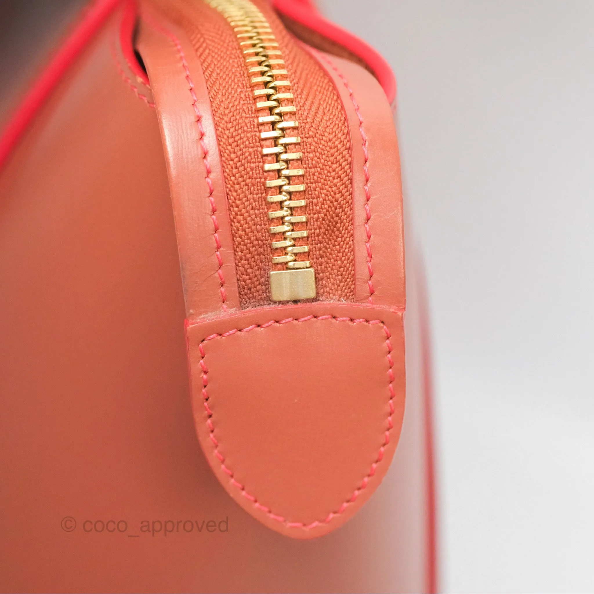 Celine Micro Belt Bag Terracotta Smooth Leather Gold Hardware