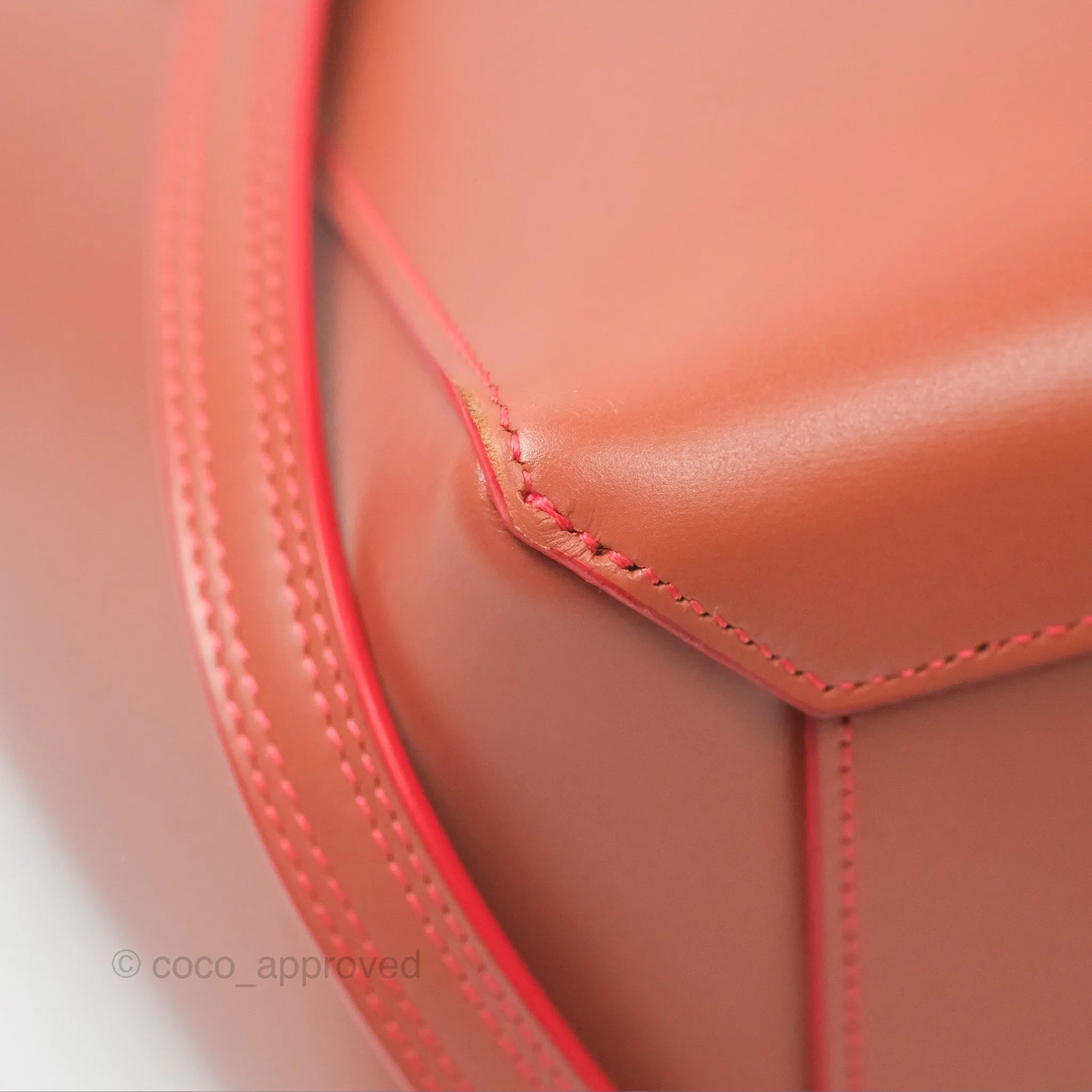 Celine Micro Belt Bag Terracotta Smooth Leather Gold Hardware