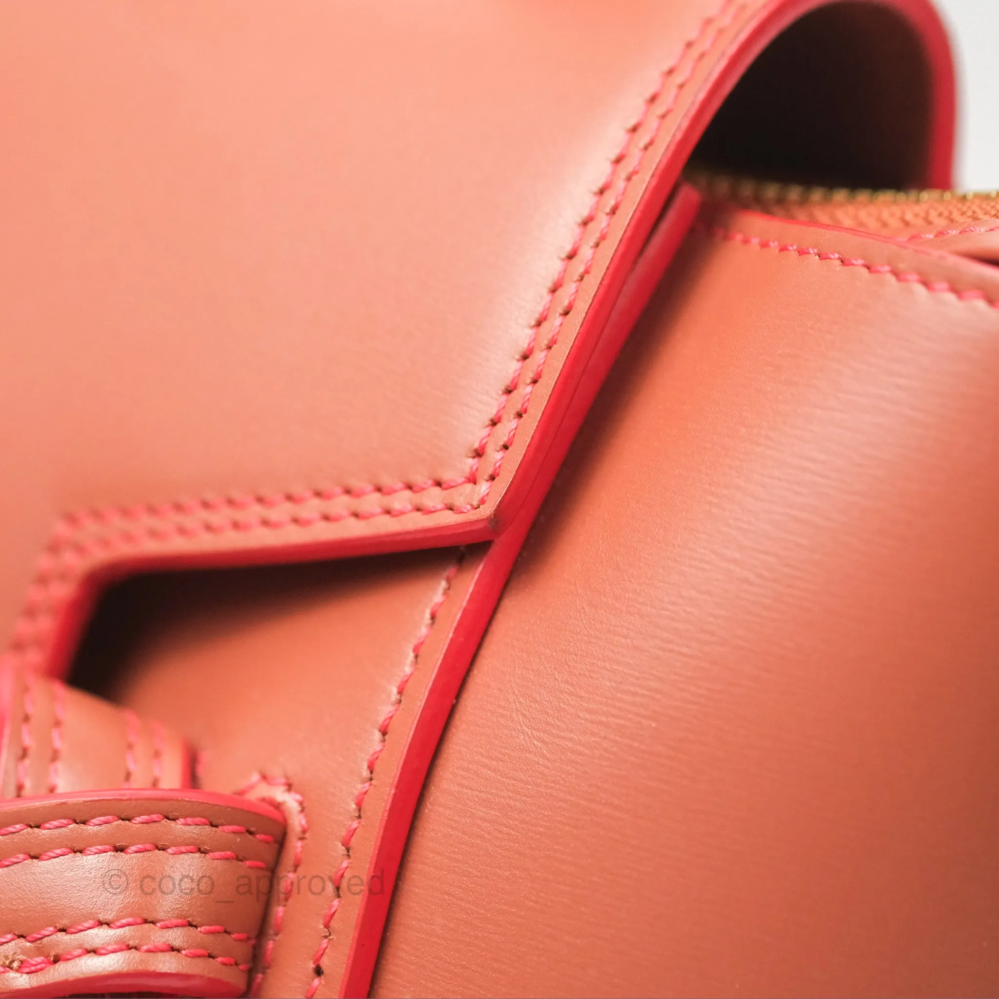 Celine Micro Belt Bag Terracotta Smooth Leather Gold Hardware