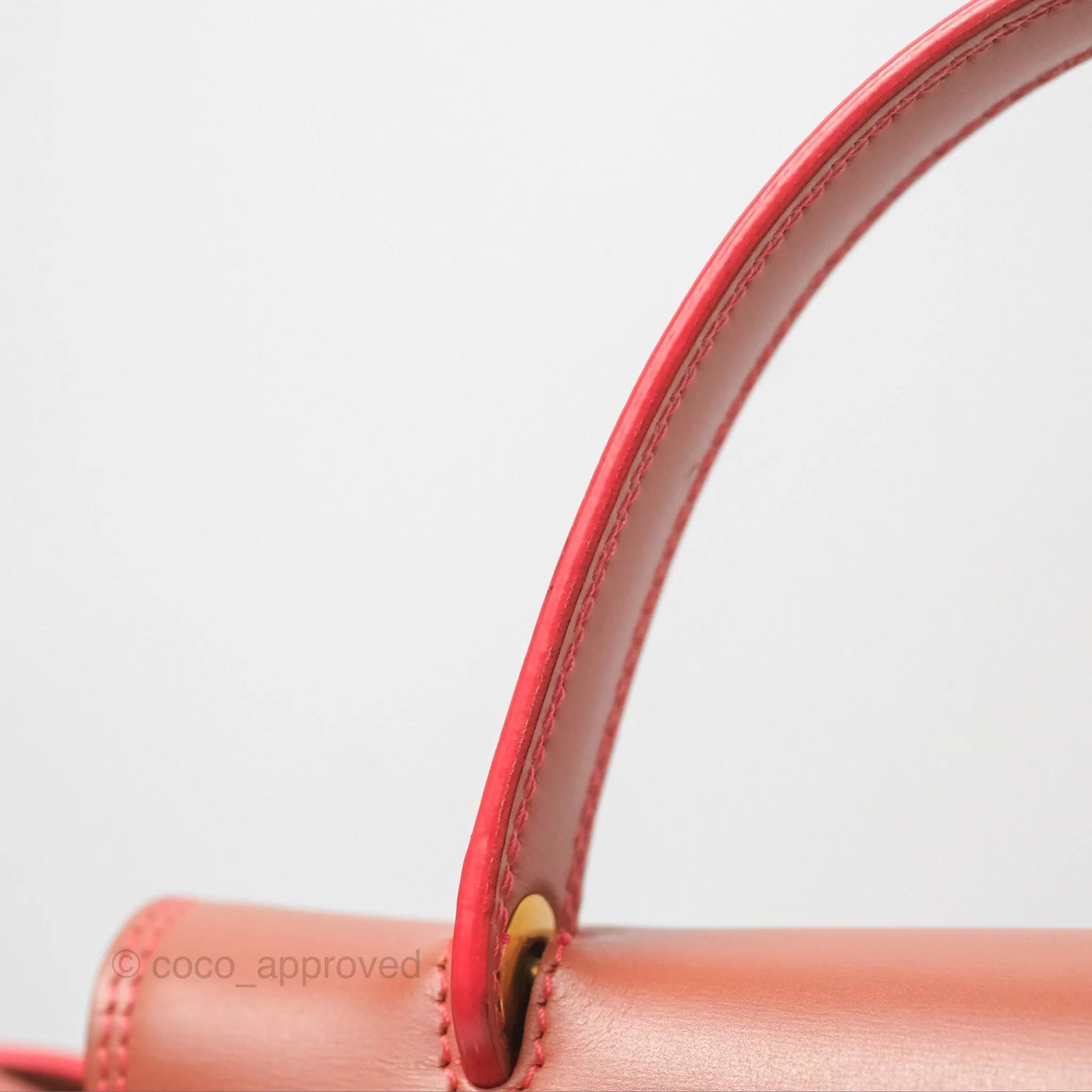 Celine Micro Belt Bag Terracotta Smooth Leather Gold Hardware