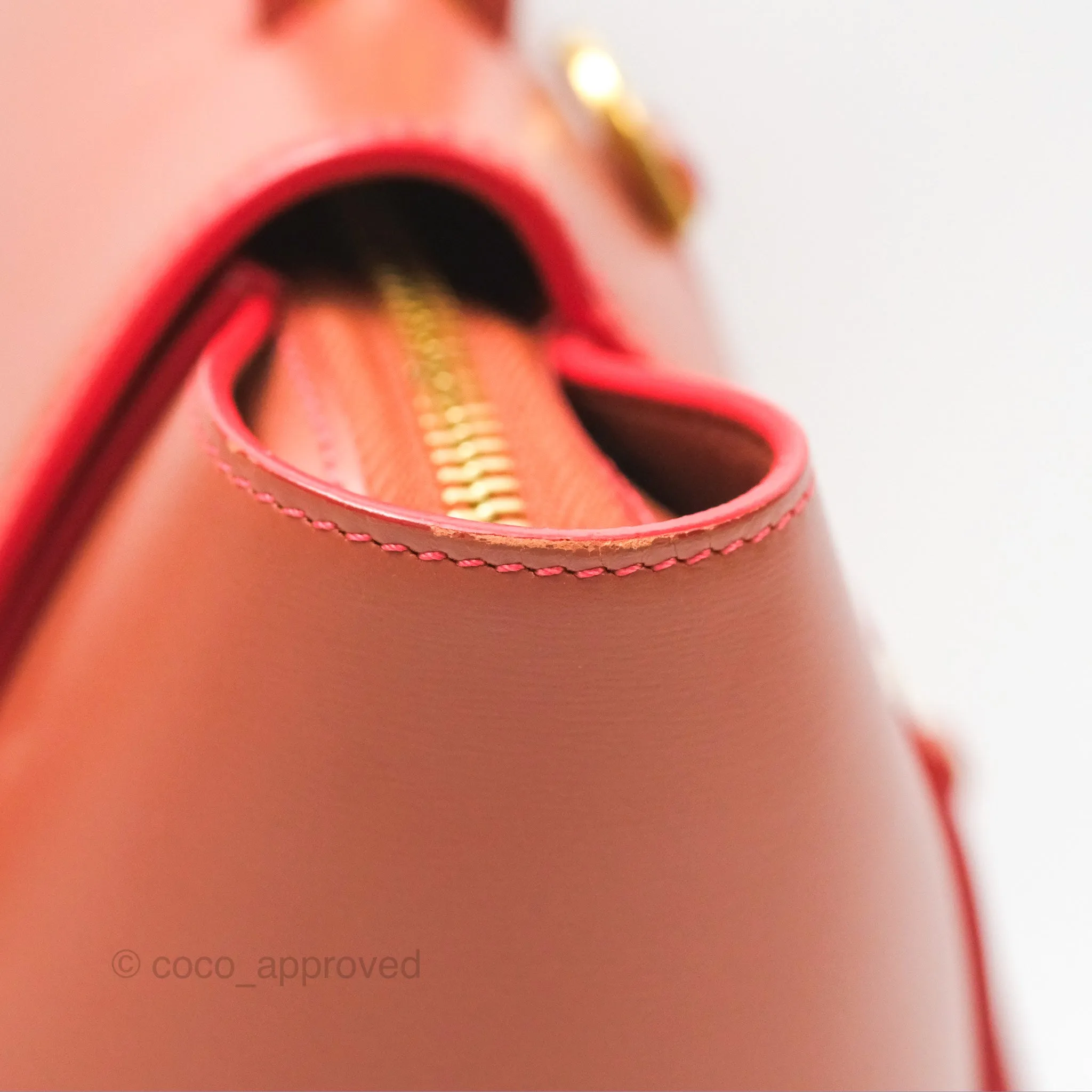 Celine Micro Belt Bag Terracotta Smooth Leather Gold Hardware
