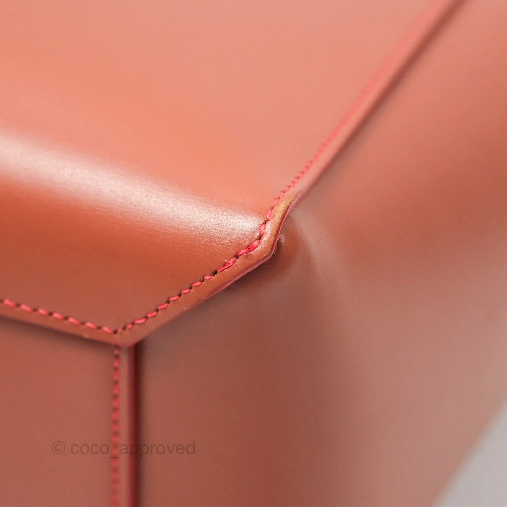 Celine Micro Belt Bag Terracotta Smooth Leather Gold Hardware