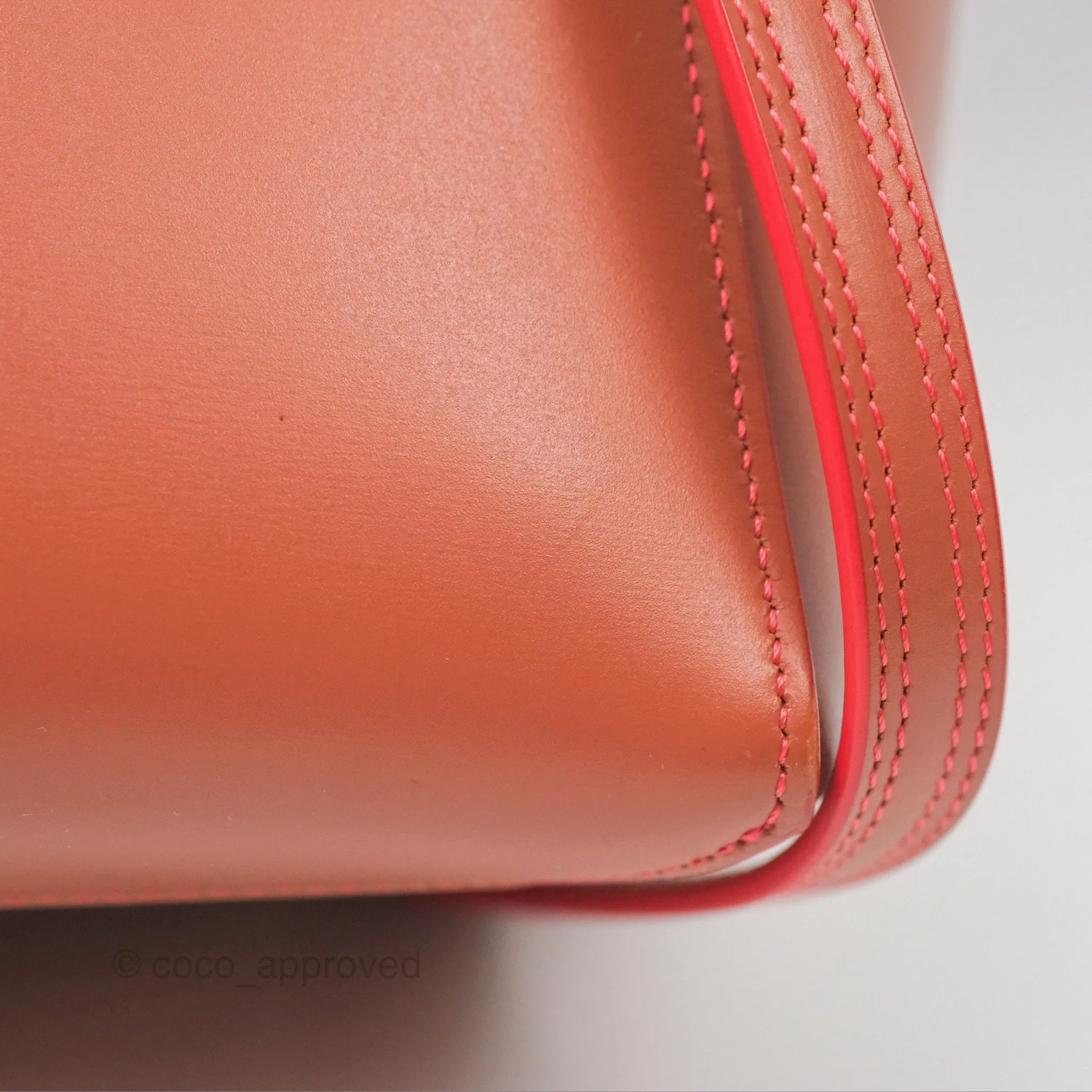 Celine Micro Belt Bag Terracotta Smooth Leather Gold Hardware