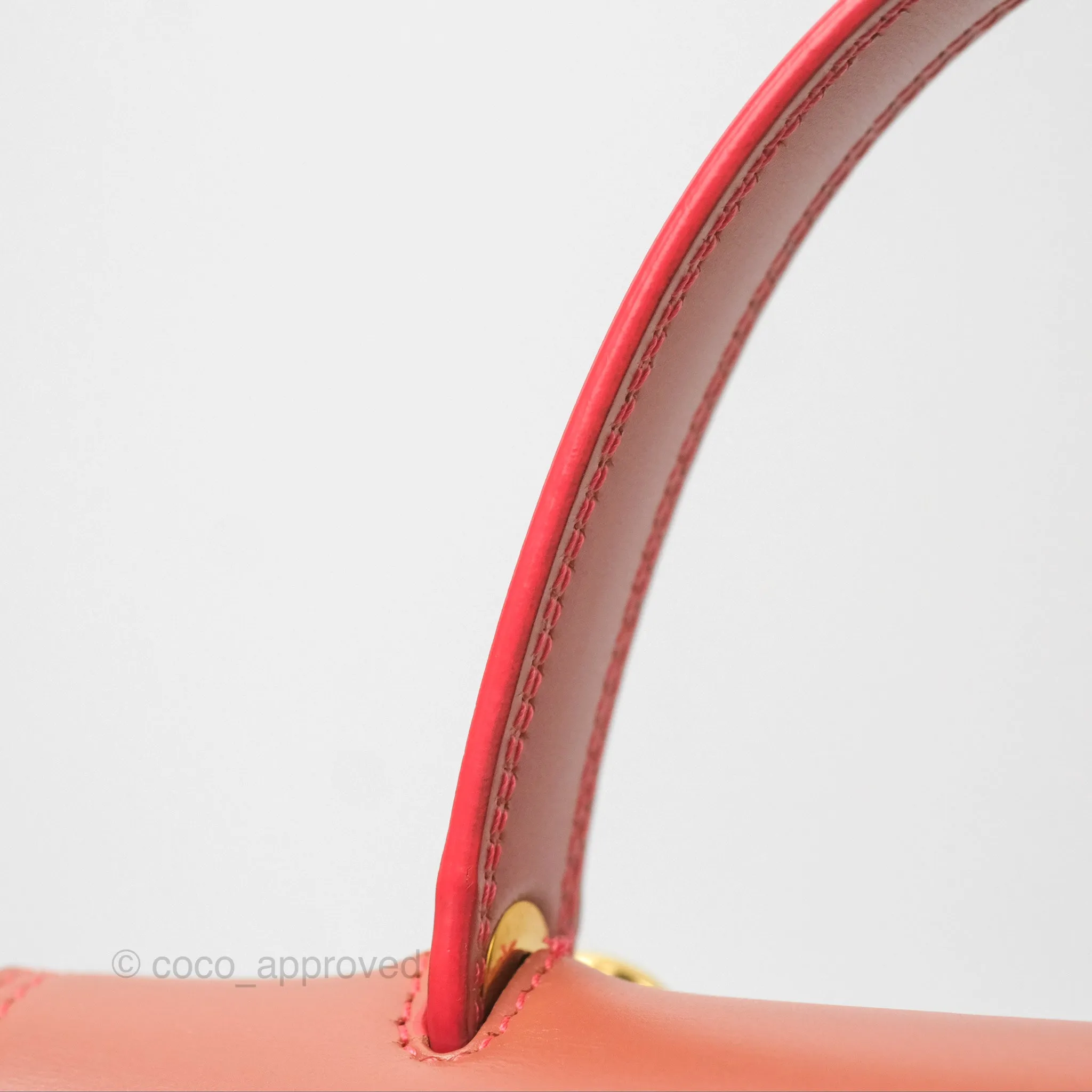 Celine Micro Belt Bag Terracotta Smooth Leather Gold Hardware