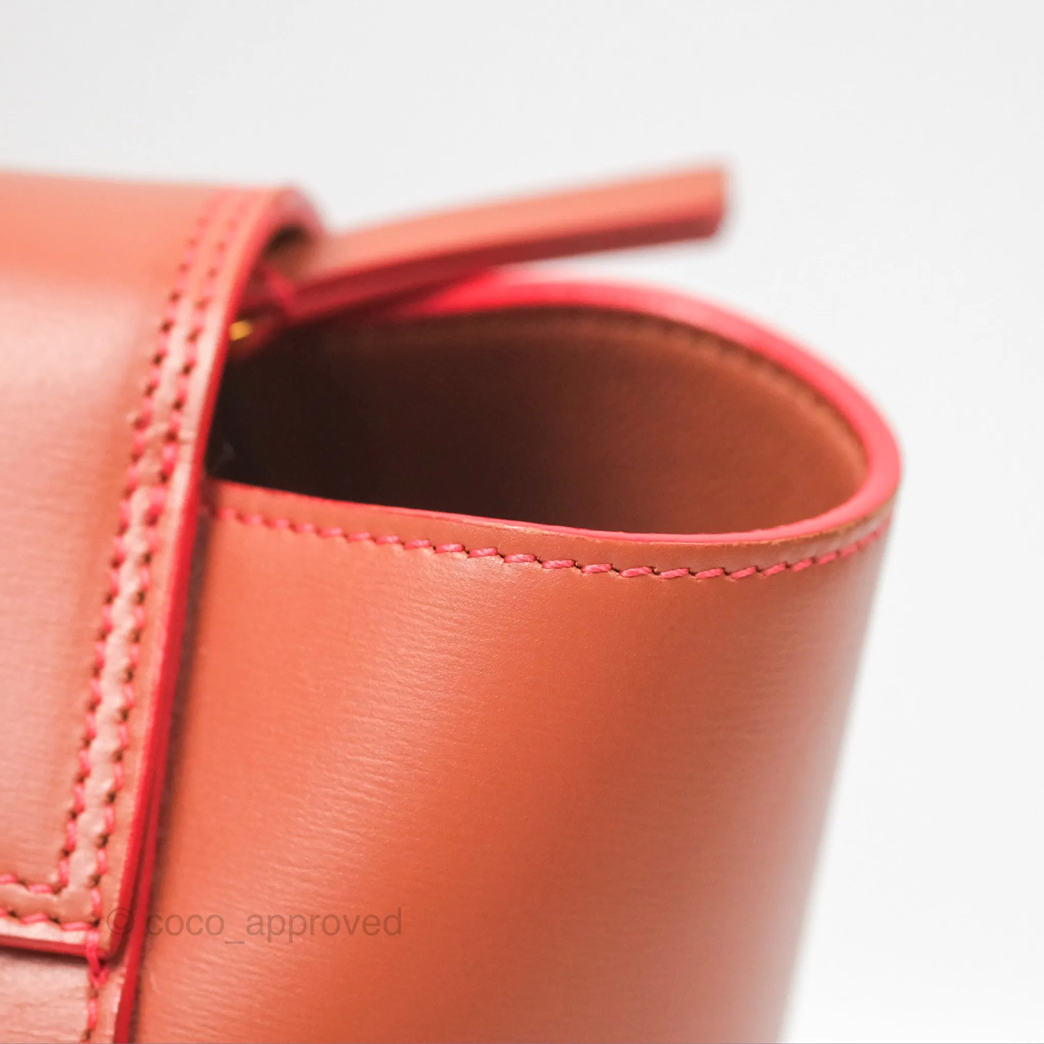 Celine Micro Belt Bag Terracotta Smooth Leather Gold Hardware