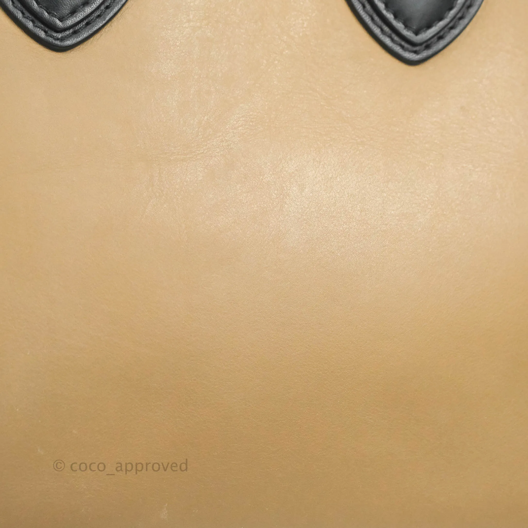 Celine Micro Luggage Bag Navy/Beige/Black Calfskin