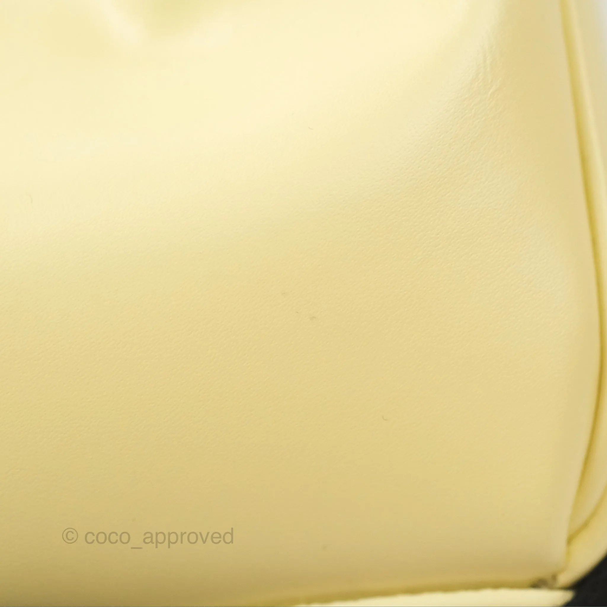 Celine Mini 16 Soft Yellow Satinated Calfskin