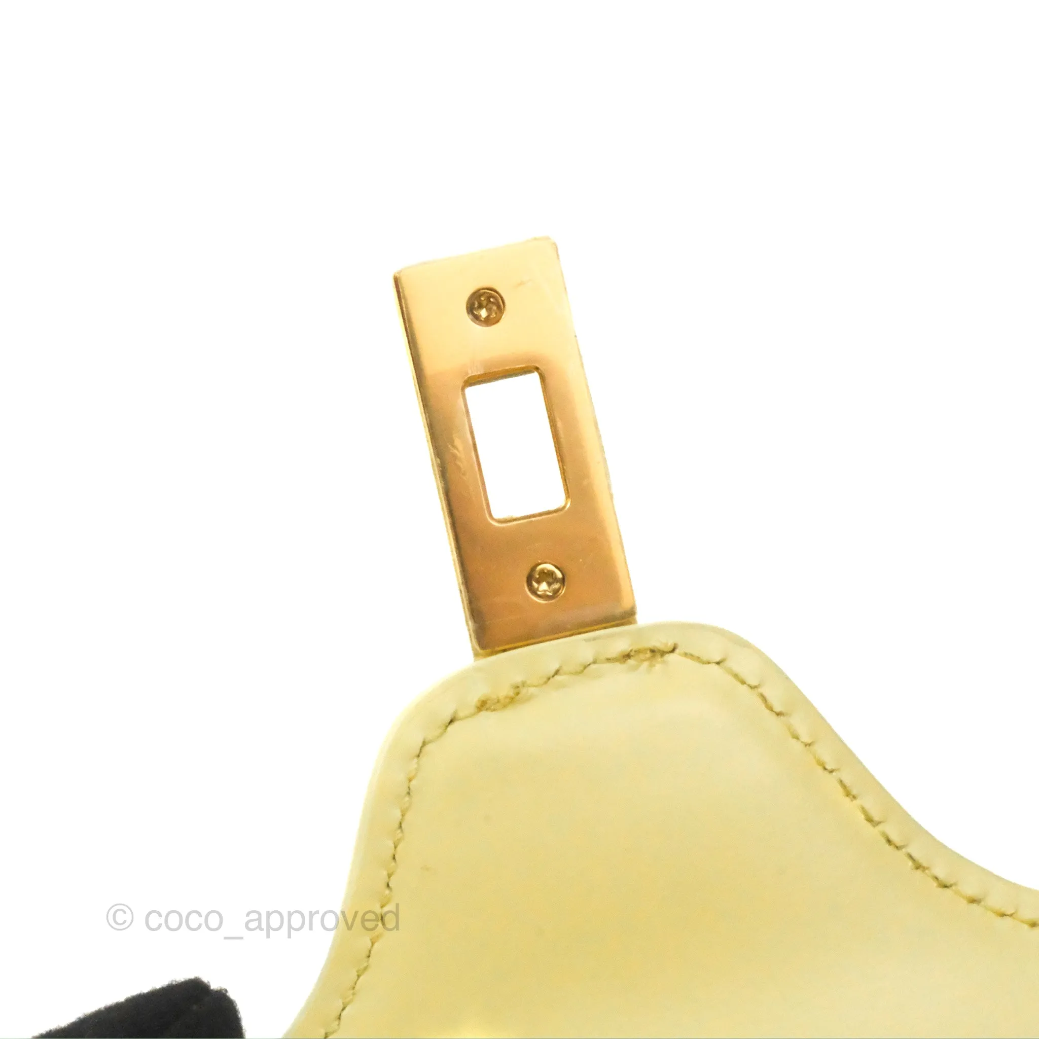 Celine Mini 16 Soft Yellow Satinated Calfskin