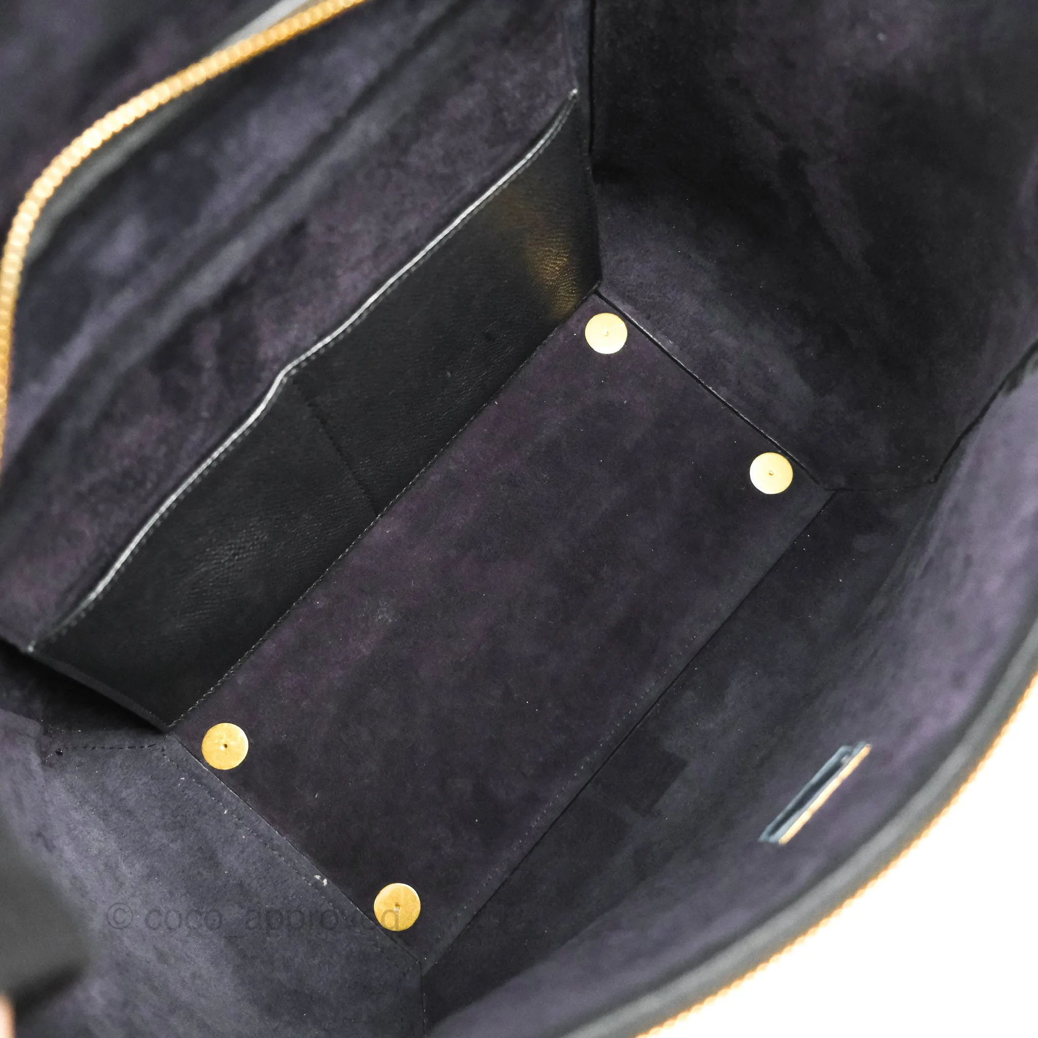 Celine Mini Belt Bag Black Grained Calfskin Gold Hardware