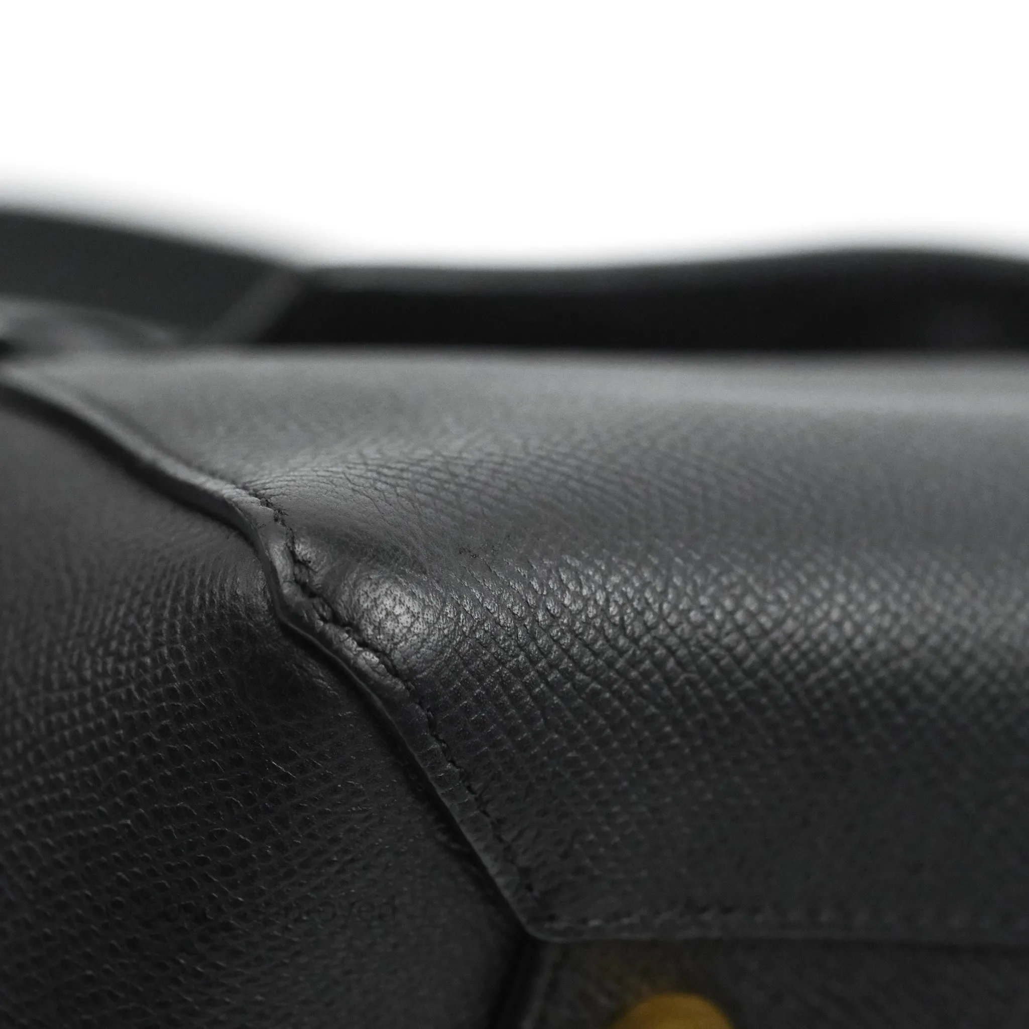 Celine Mini Belt Bag Black Grained Calfskin Gold Hardware
