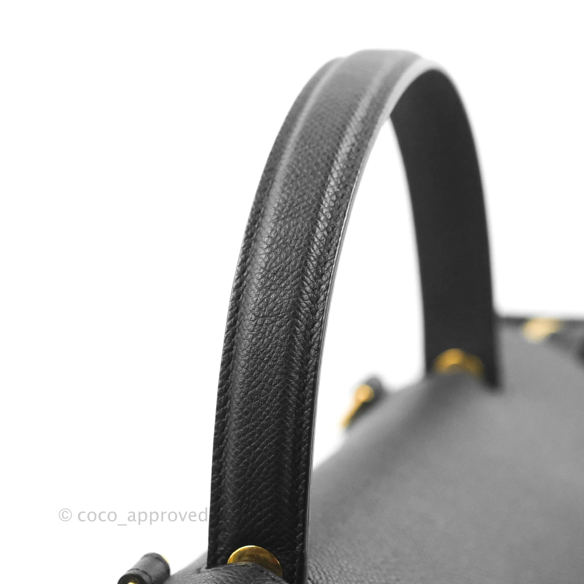 Celine Mini Belt Bag Black Grained Calfskin Gold Hardware
