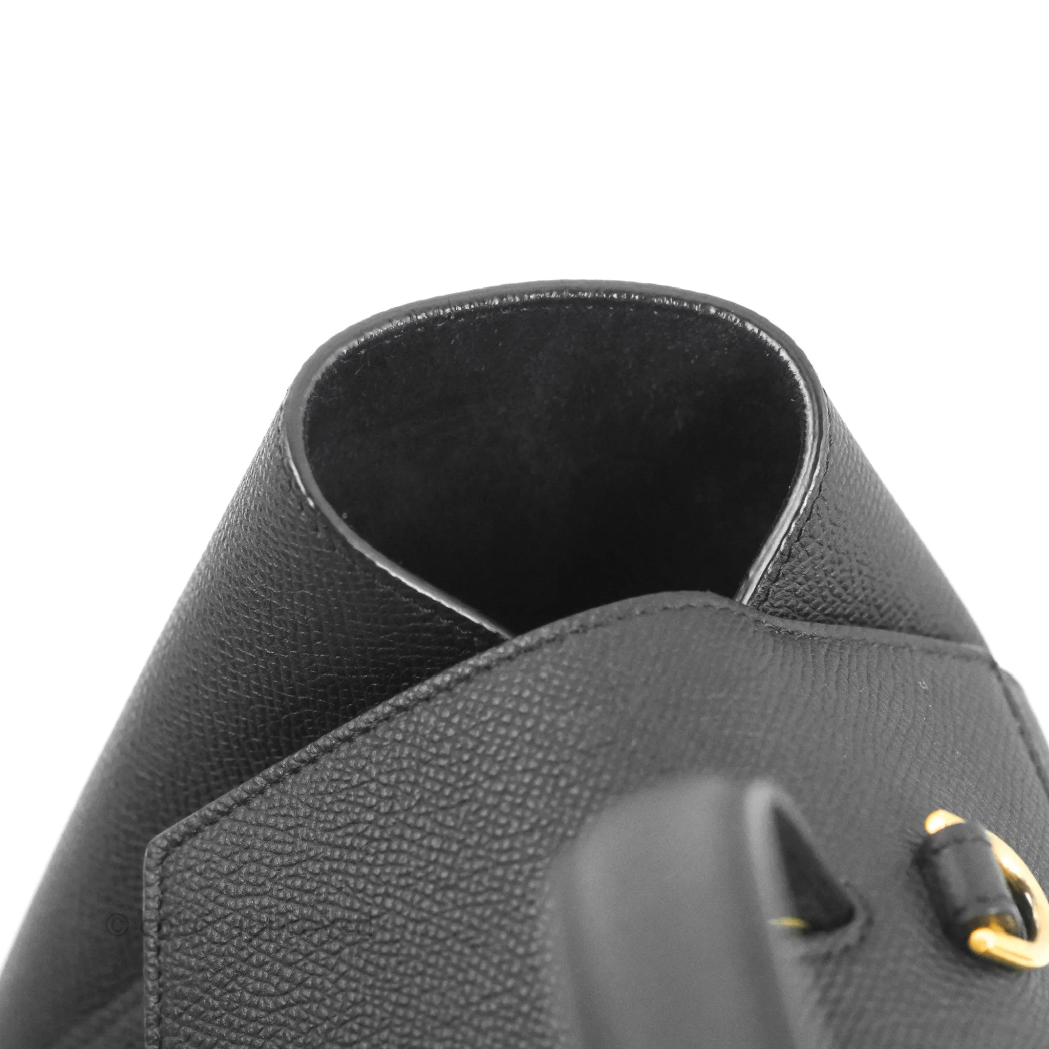 Celine Mini Belt Bag Black Grained Calfskin Gold Hardware