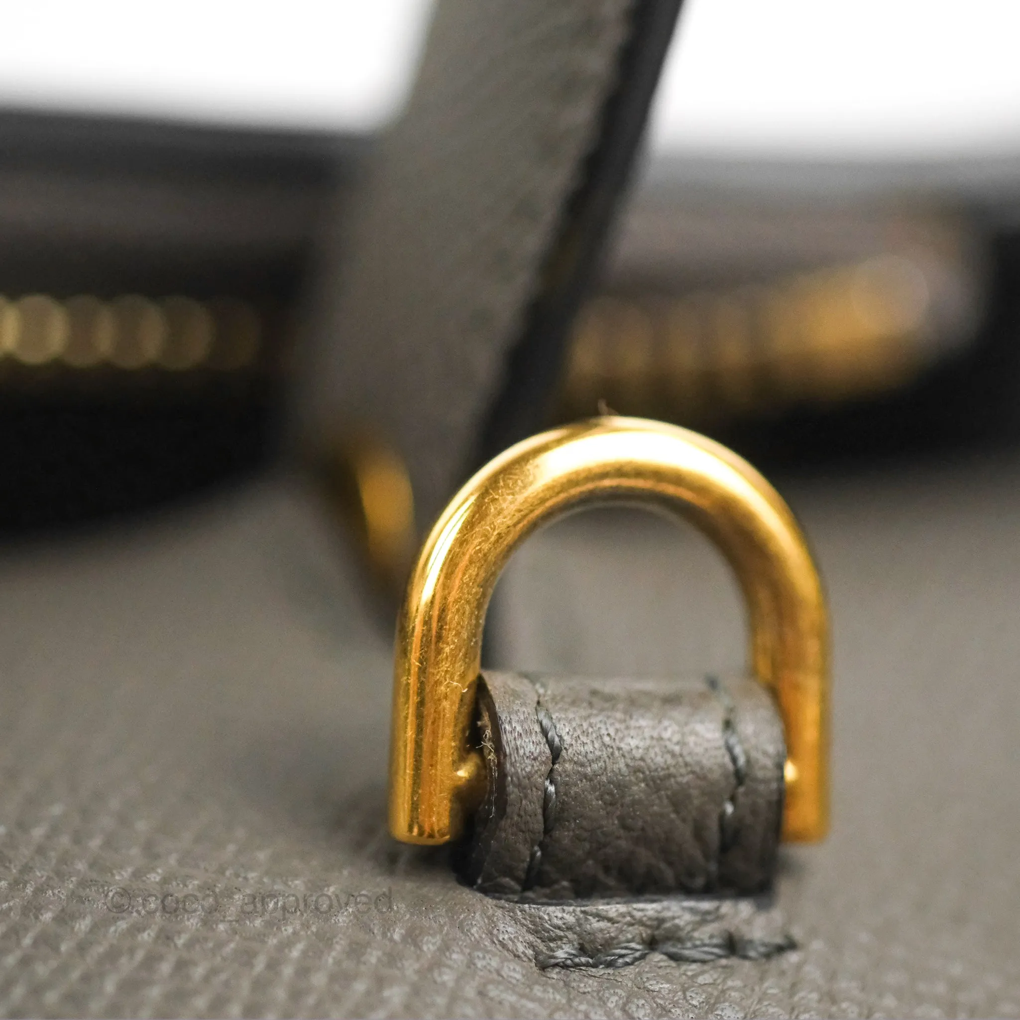 Celine Mini Belt Bag Dark Grey Grained Calfskin