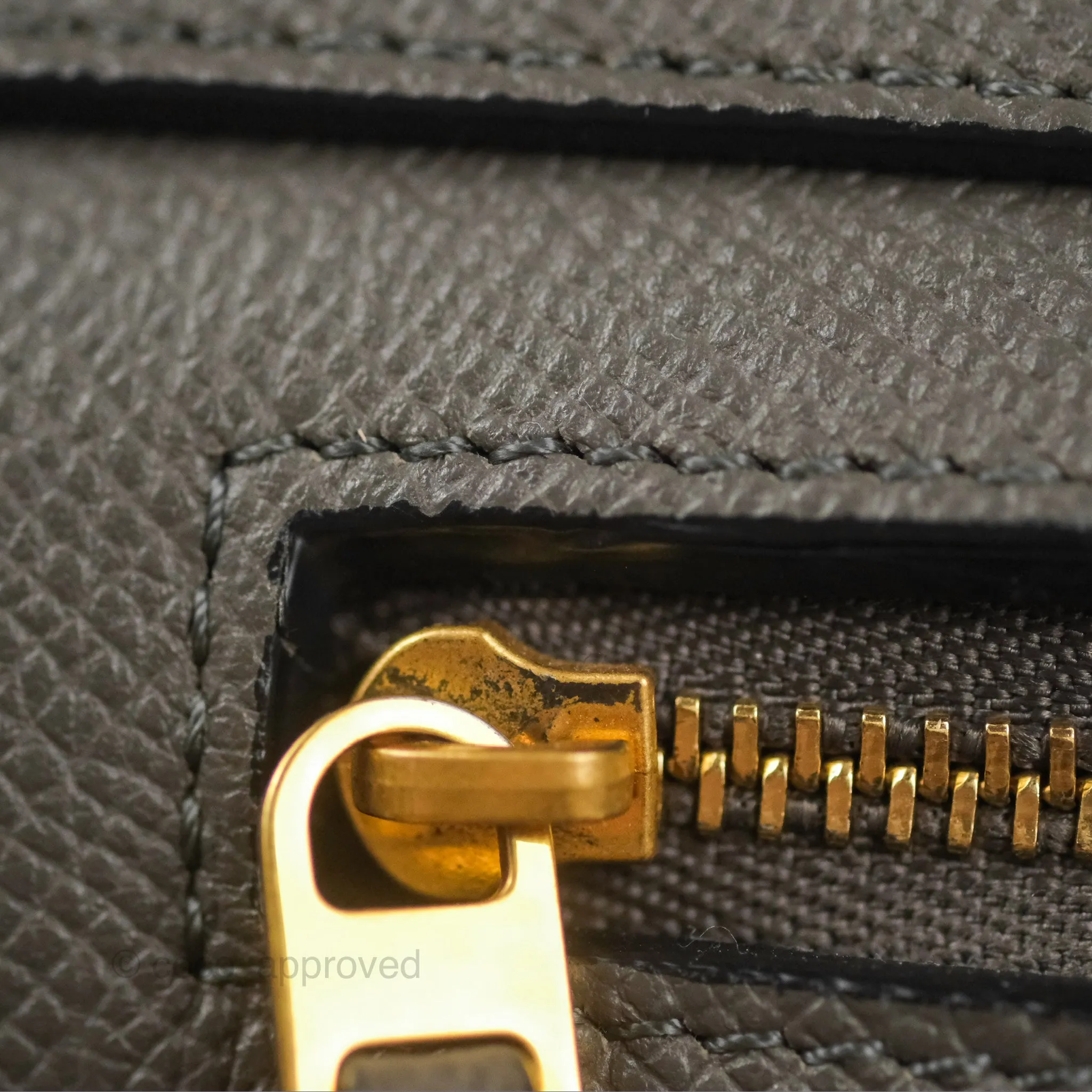 Celine Mini Belt Bag Dark Grey Grained Calfskin