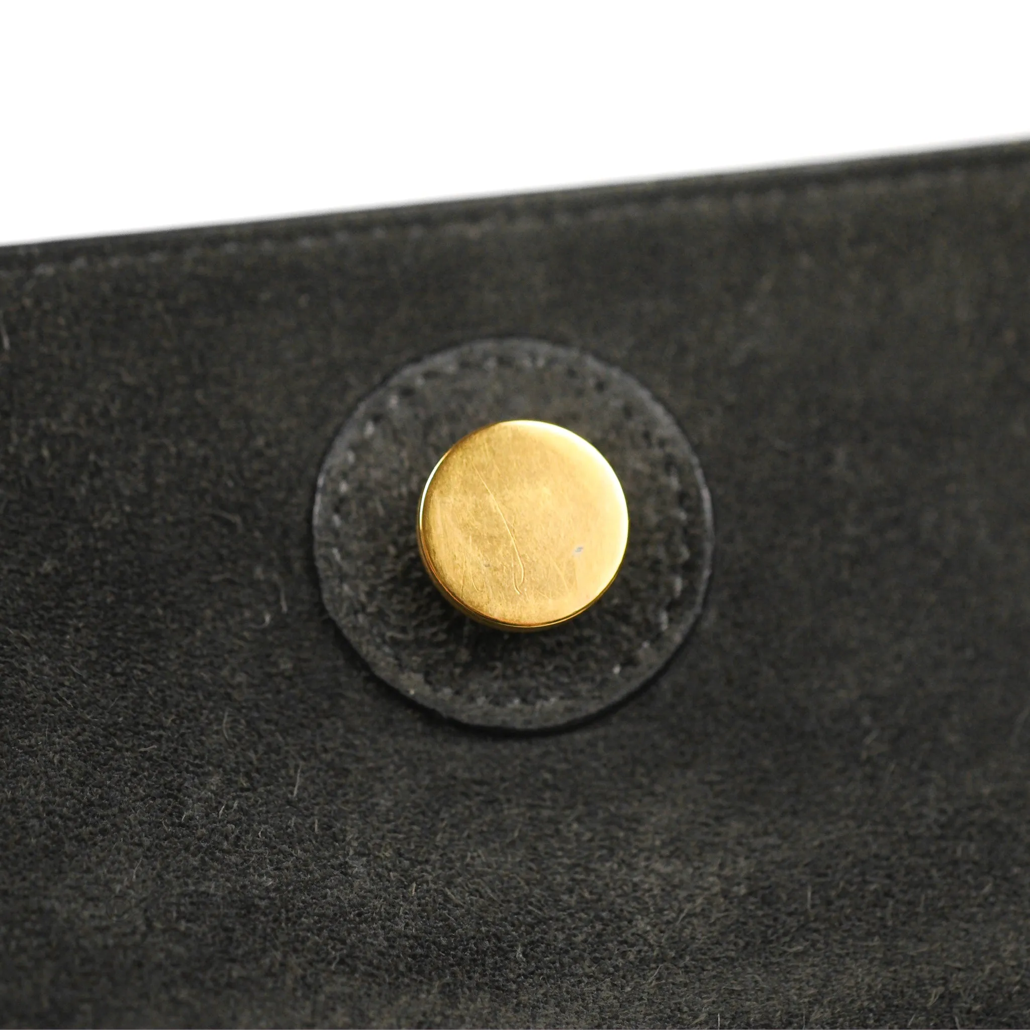 Celine Mini Belt Bag Dark Grey Grained Calfskin