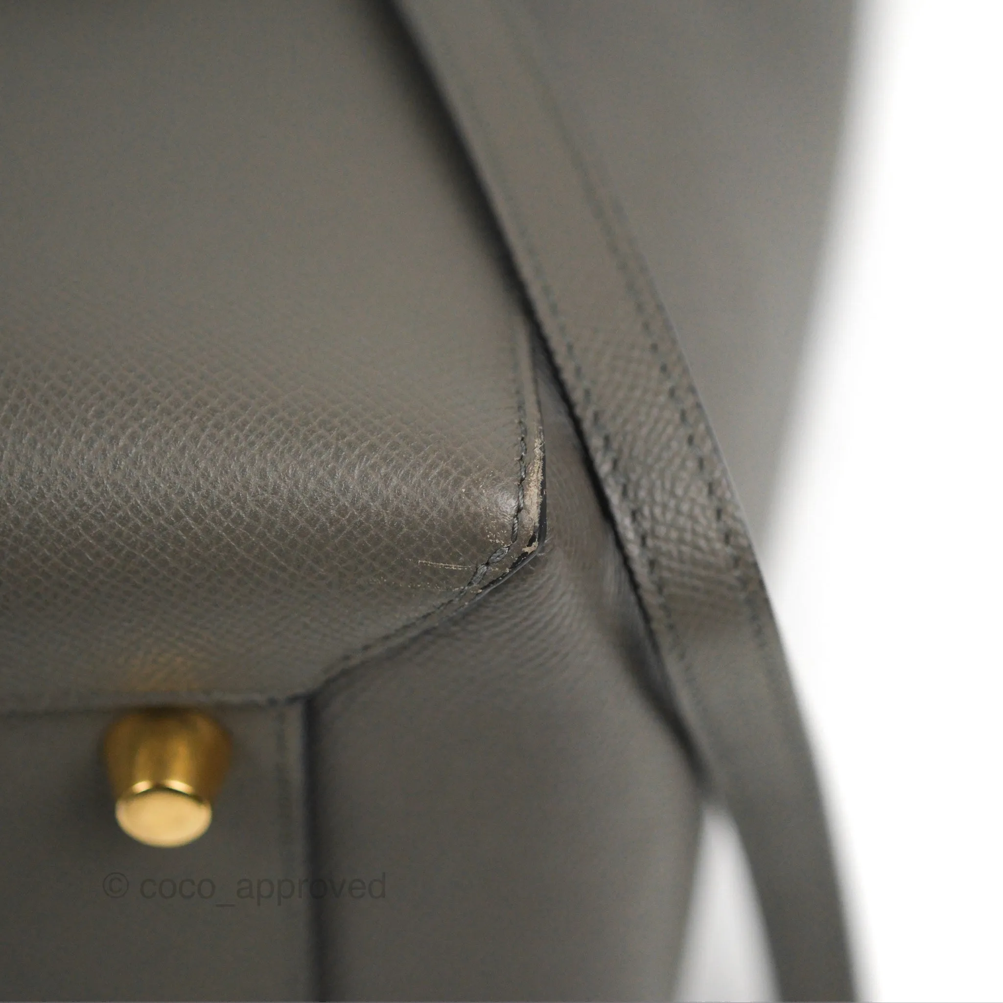 Celine Mini Belt Bag Dark Grey Grained Calfskin