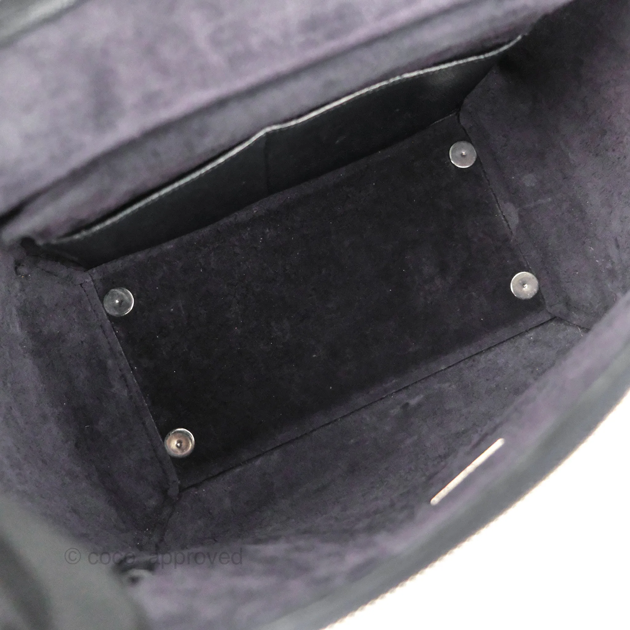 Celine Mini Belt Bag Dark Navy Grained Calfskin Ruthenium Hardware