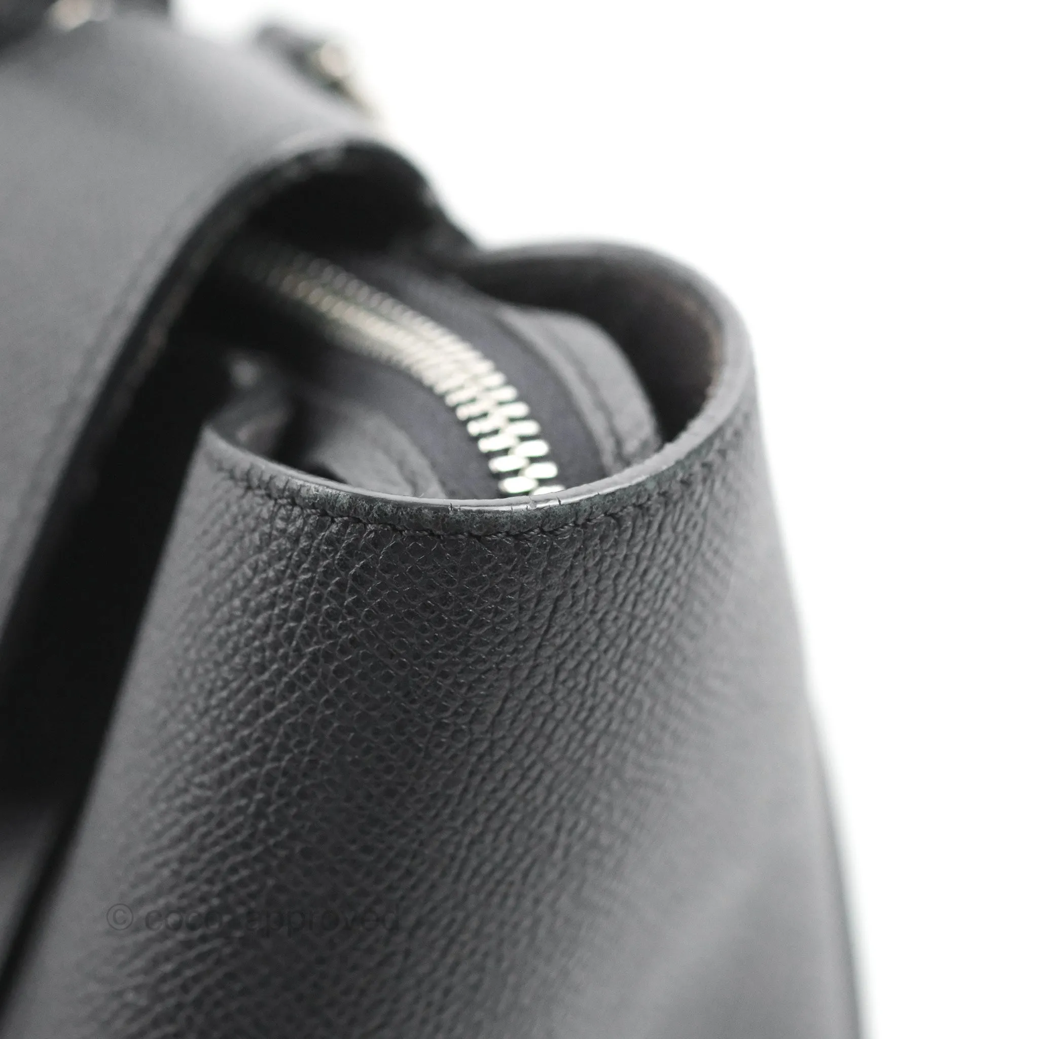 Celine Mini Belt Bag Dark Navy Grained Calfskin Ruthenium Hardware