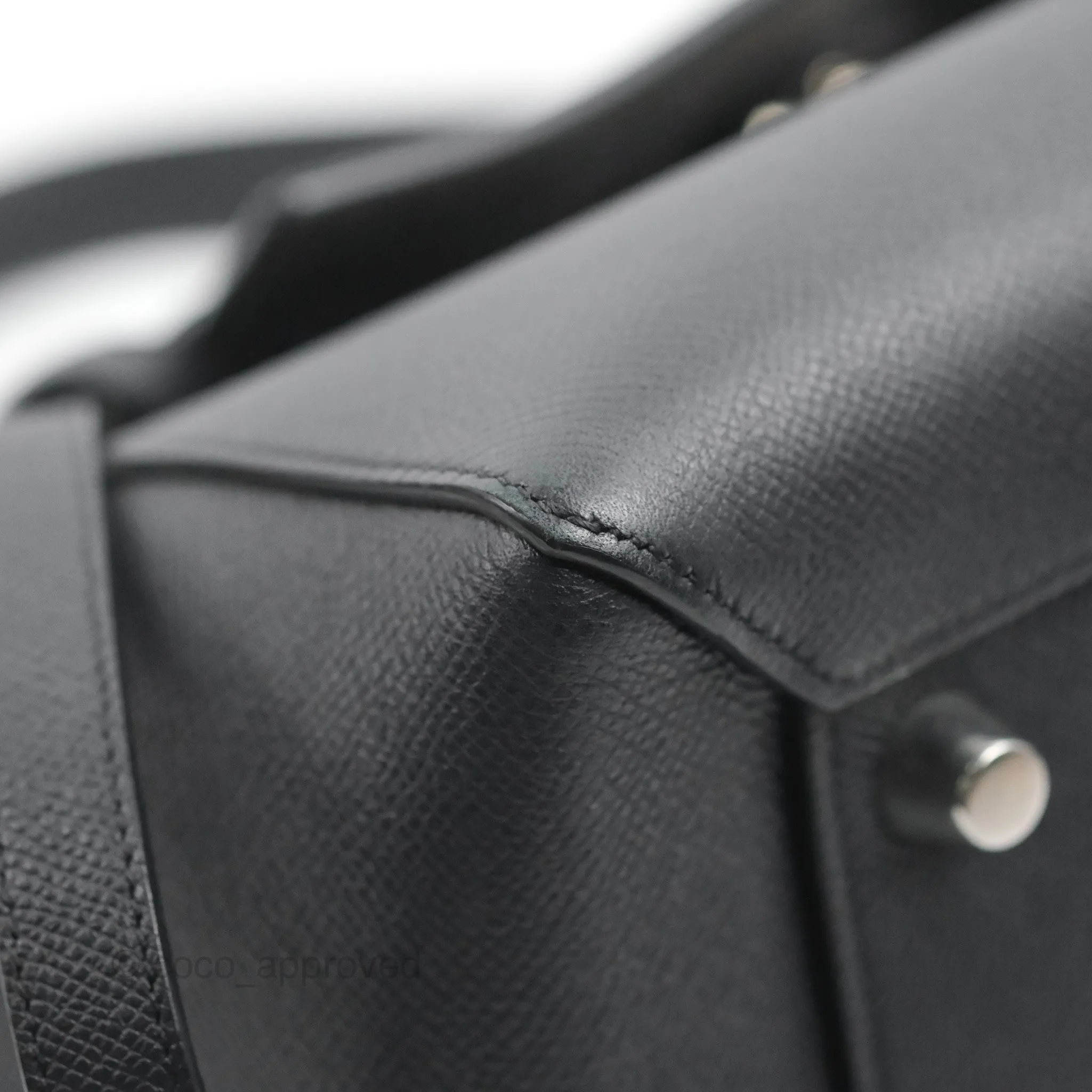 Celine Mini Belt Bag Dark Navy Grained Calfskin Ruthenium Hardware