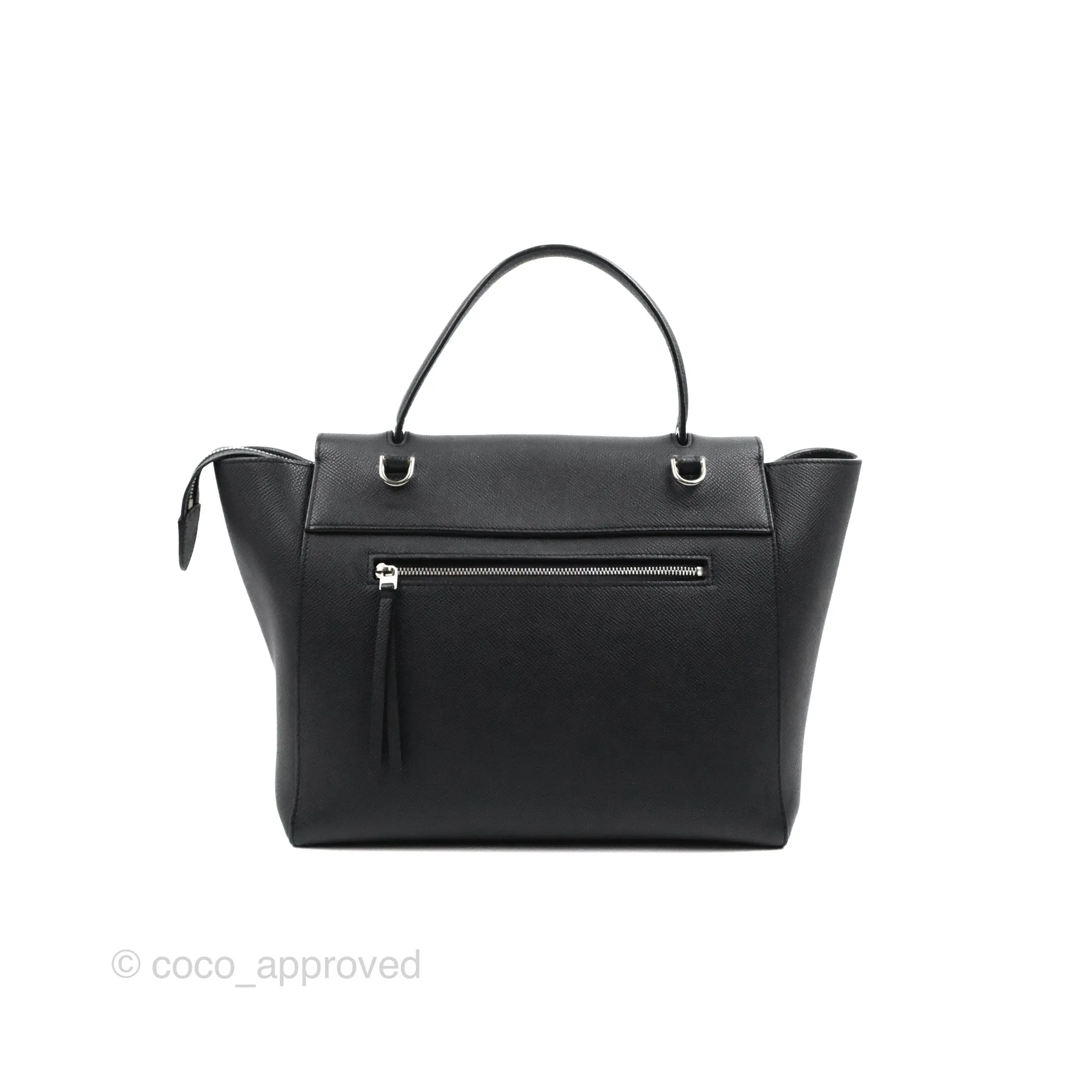 Celine Mini Belt Bag Dark Navy Grained Calfskin Ruthenium Hardware