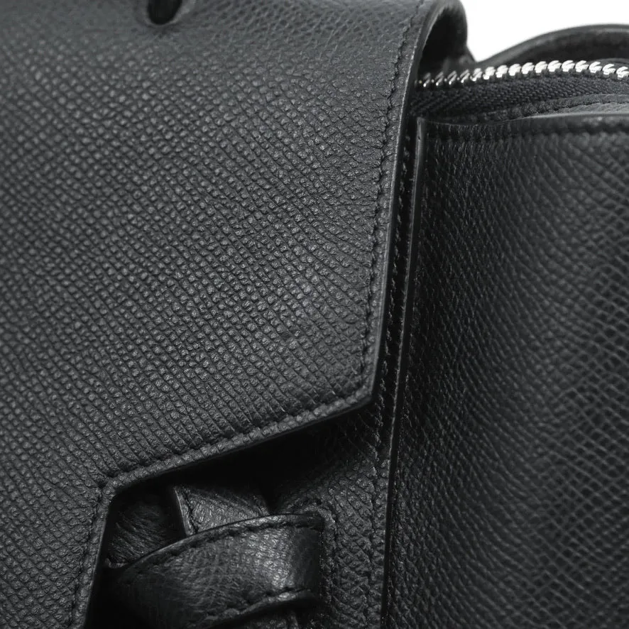 Celine Mini Belt Bag Dark Navy Grained Calfskin Silver Hardware
