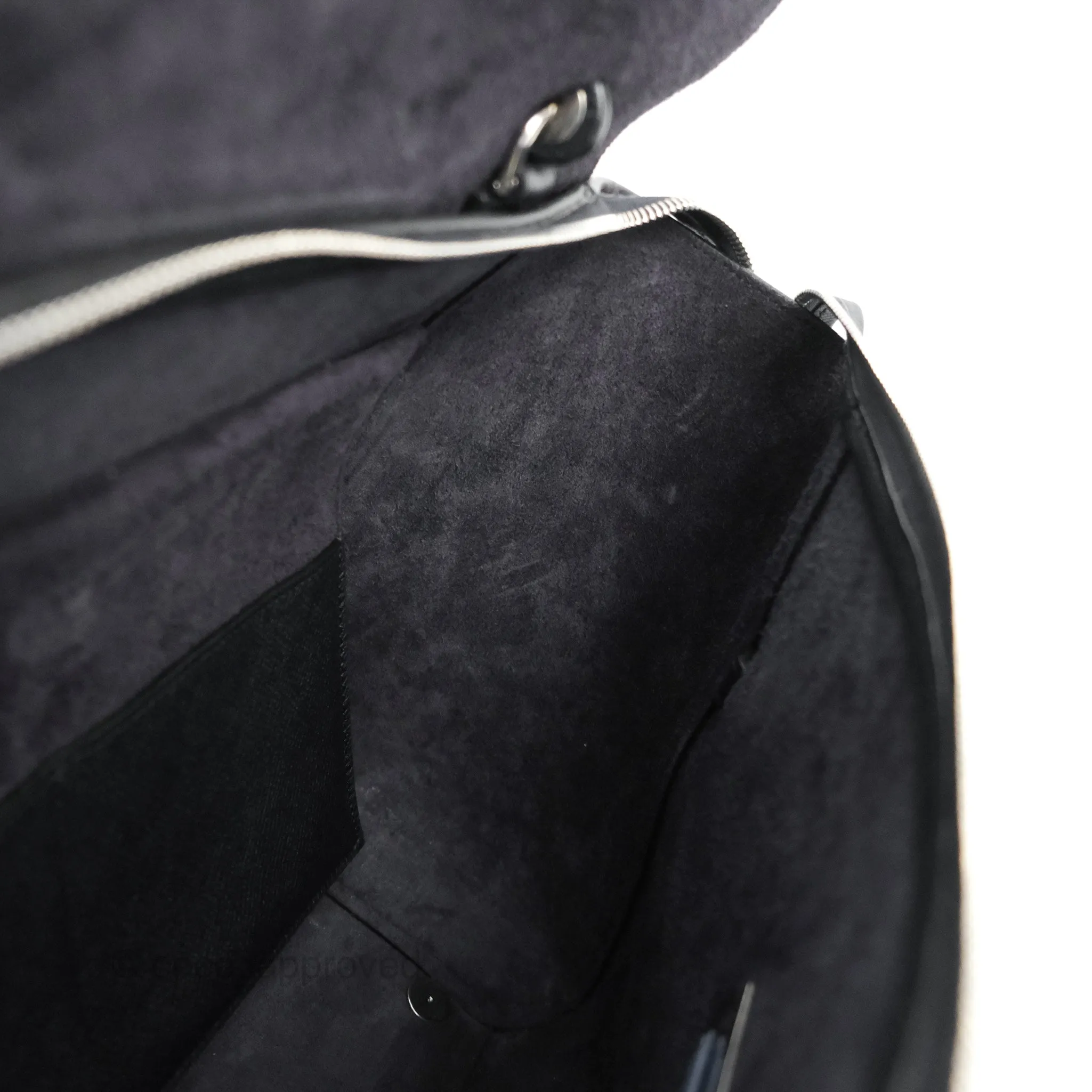 Celine Mini Belt Bag Dark Navy Grained Calfskin Silver Hardware