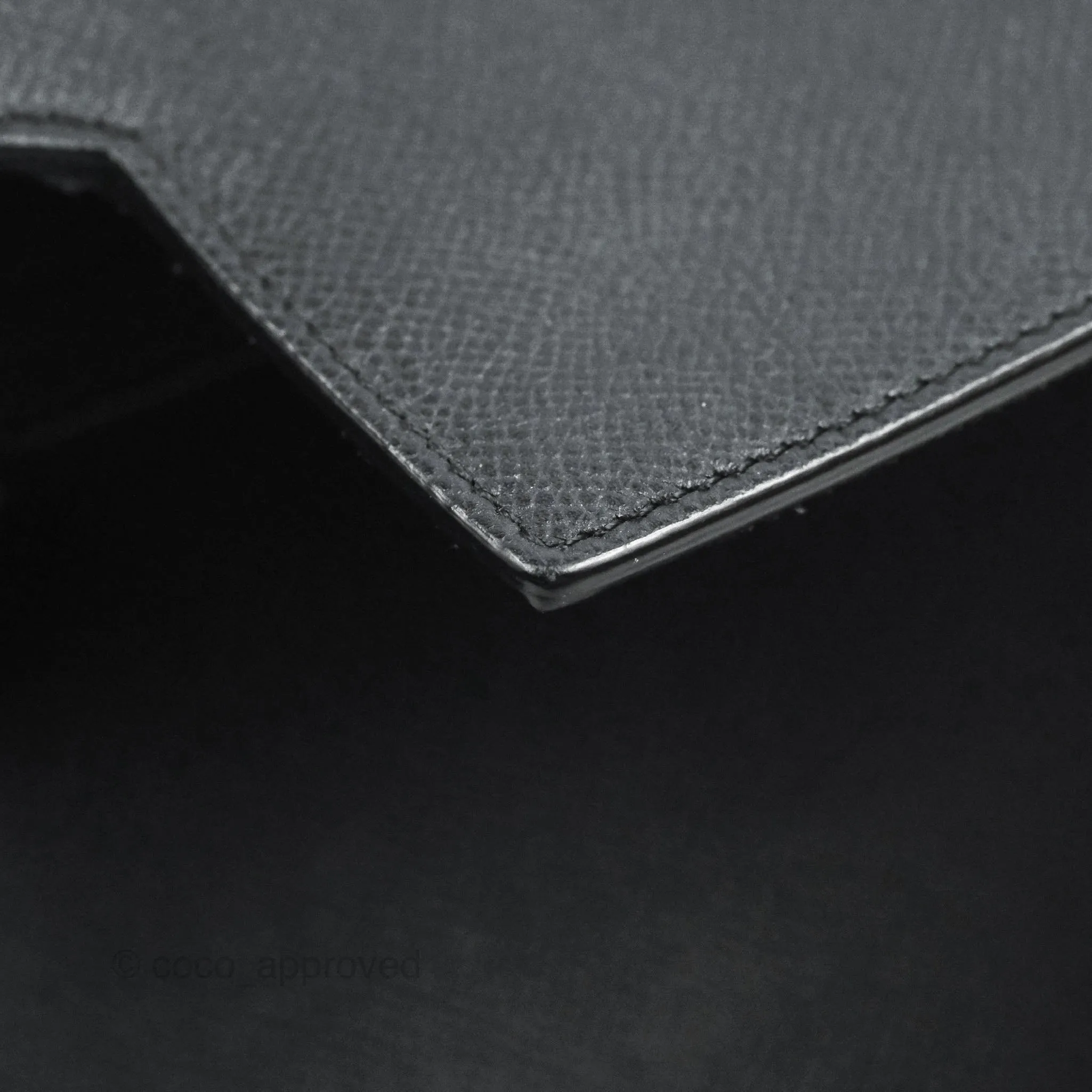 Celine Mini Belt Bag Dark Navy Grained Calfskin Silver Hardware