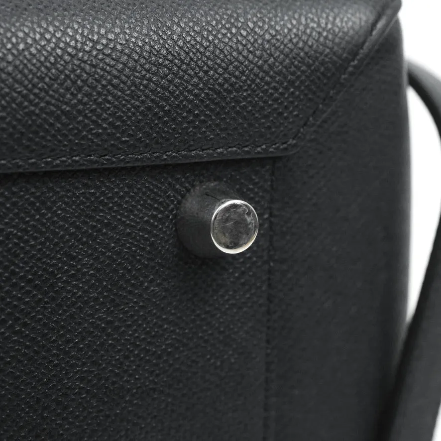 Celine Mini Belt Bag Dark Navy Grained Calfskin Silver Hardware