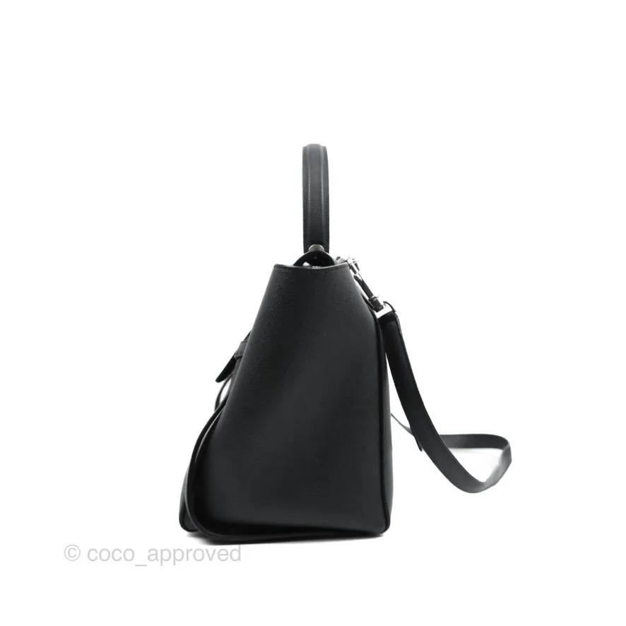 Celine Mini Belt Bag Dark Navy Grained Calfskin Silver Hardware